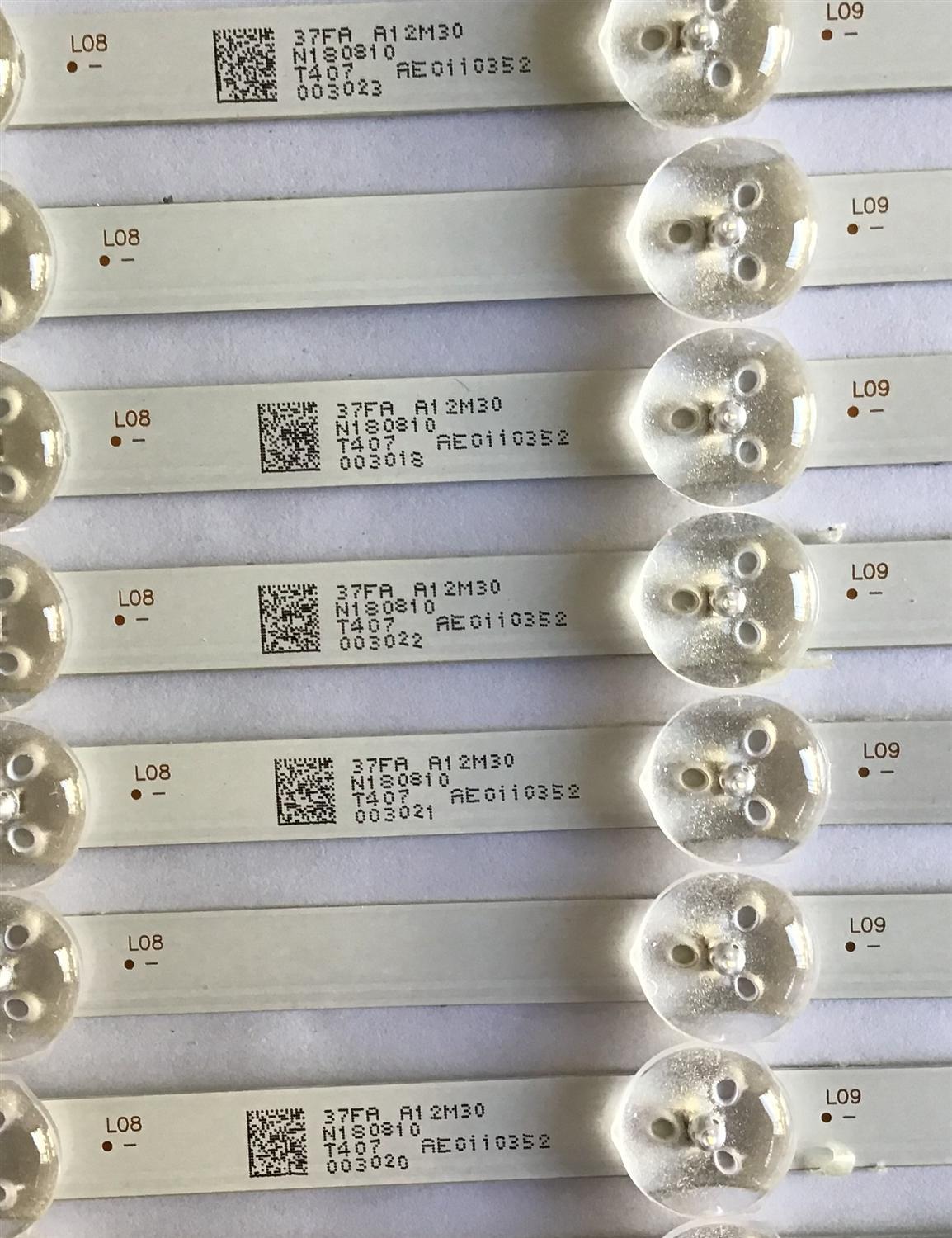 KIT DE LED'S PARA TV RCA (14 PIEZAS) / AE0110352 / JL.D650A1235-031DS-M / N180718 / PANEL HV650QUB-N9D / MODELO RNSMU6536 - Imagen 3
