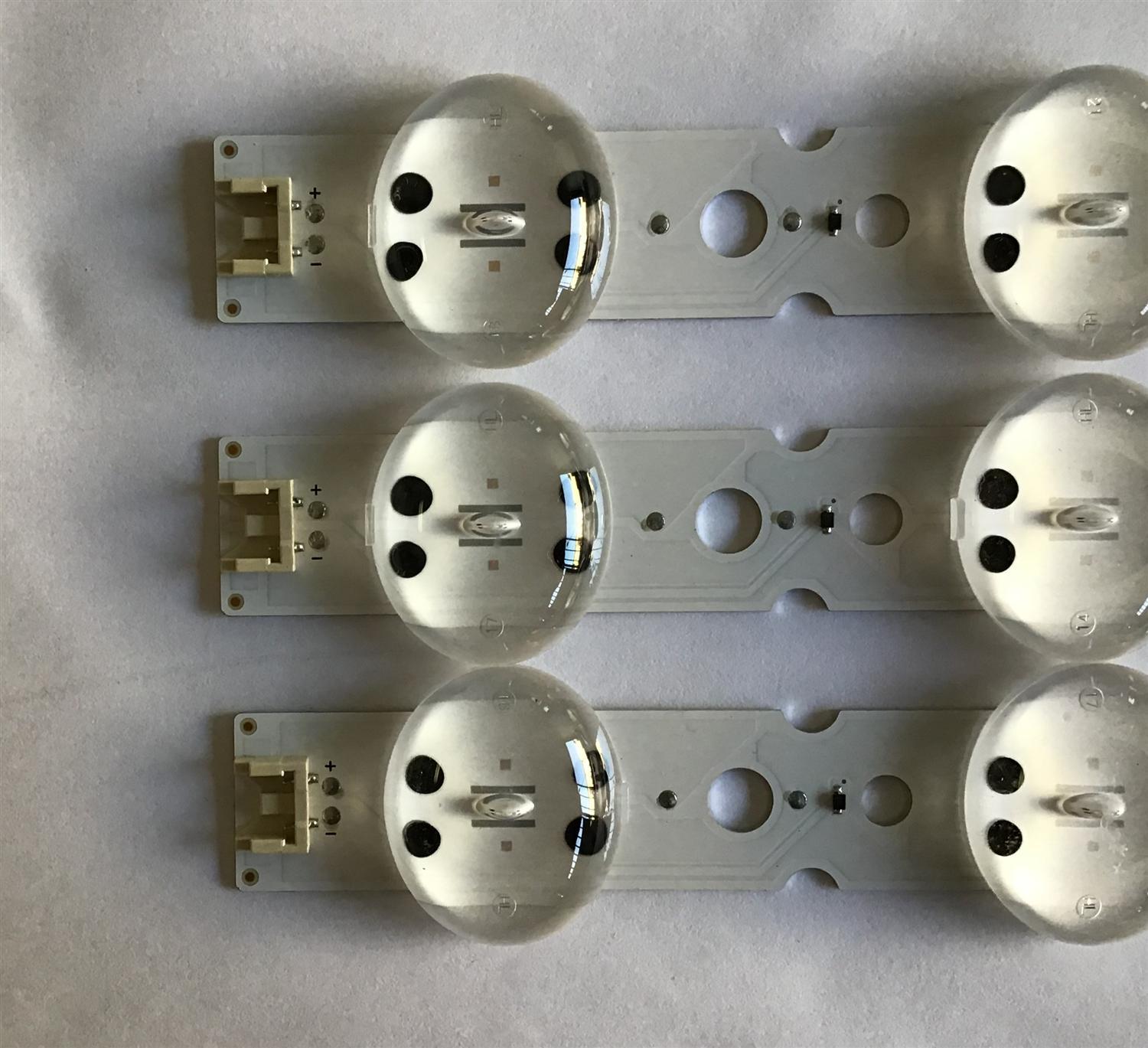 KIT DE LED'S PARA TV LG (3 PIEZAS) / EAV64592401 / SSC_Y19_43UM73 / SSC_Y19_TRIDENT_43UM73_REV00_181029 / PANEL NC430DQG-AAHX3 / MODELO 43UM7300PUA / 43UM7300PUA BUSYLJM - Imagen 2