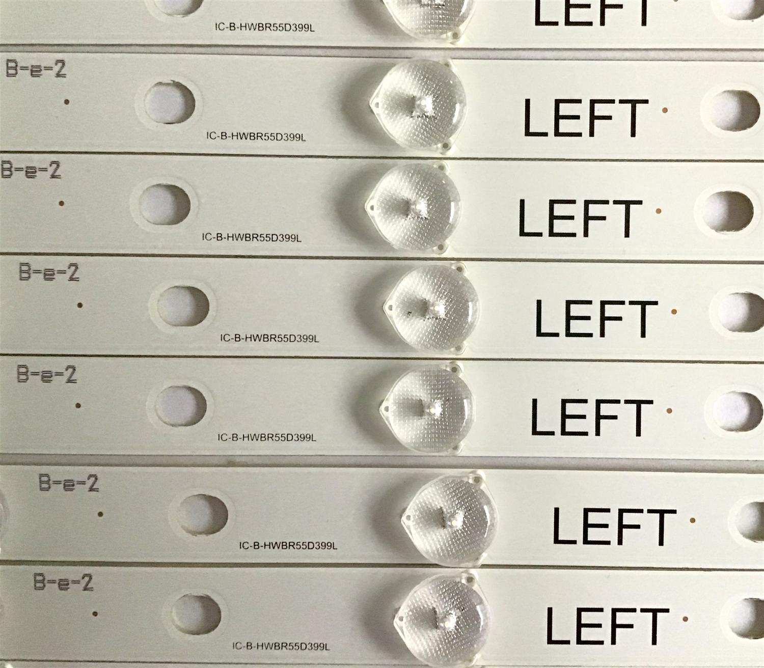 "KIT DE LED'S PANASONIC / IC-B-HWBR55D399L / IC-B-HWBR55D399R / 75.P3A02G001 / 75.P3A01G001 / MODELO TC-55AS680U / NOTA IMPORTANTE : KIT CUENTA ORIGINALMENTE 16 PIEZAS ((INCOMPLETO 15 PIEZAS))	" - Imagen 4
