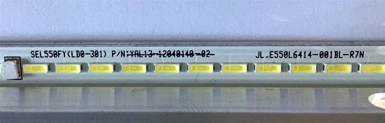 LED PARA TV RCA (1 PIEZA) / SEL550FY(LD0-301) / Y1503-550E3A00-03 / JL.E550L6414-001BR-R7N / PANEL LC550DUY-SHA2 / MODELO  - Imagen 3