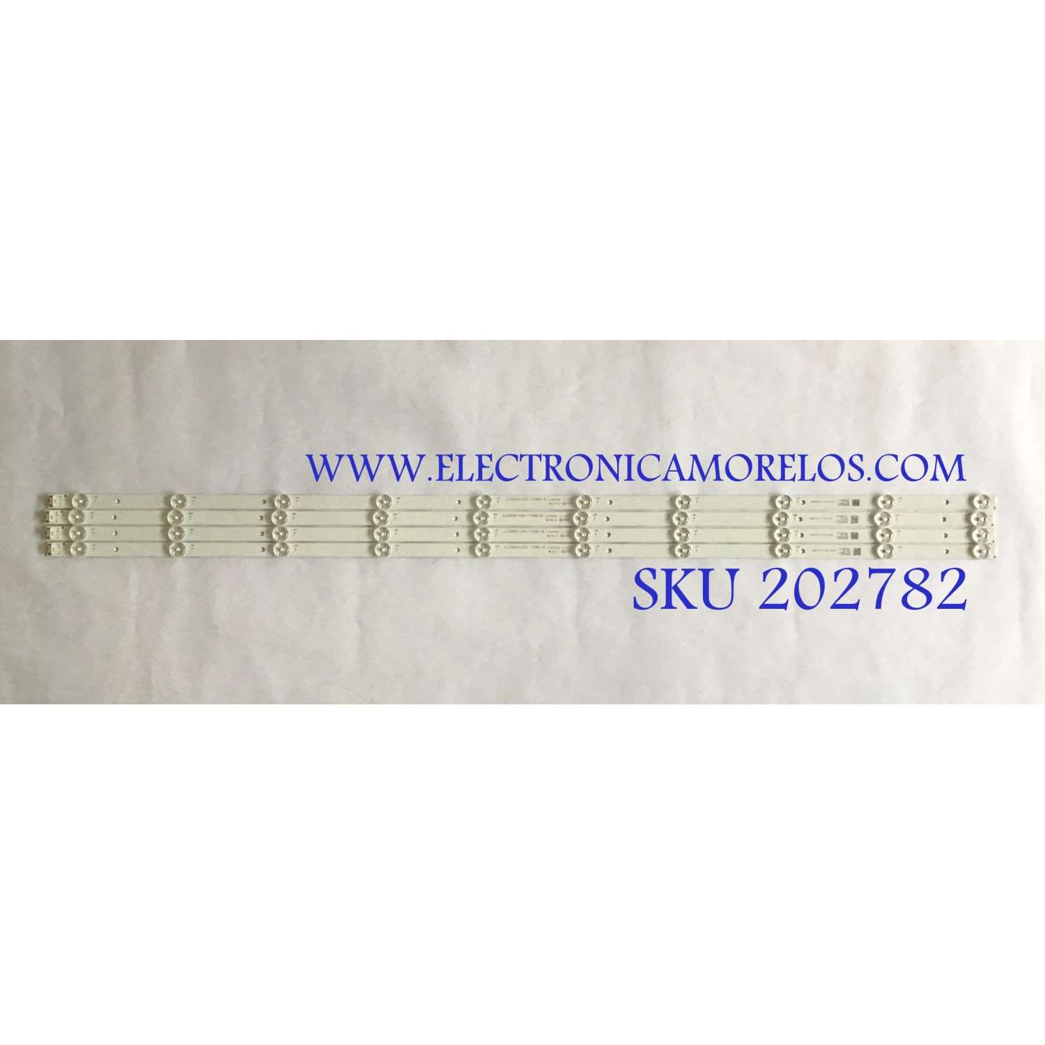 KIT DE LED'S PARA TV POLAROID (4 PIEZAS) / 203-011-0028H / JL.D395A1235-170BS-M / PANEL V400HJ6-PE1 REV.C3 / MODELO 40GSR3000FC