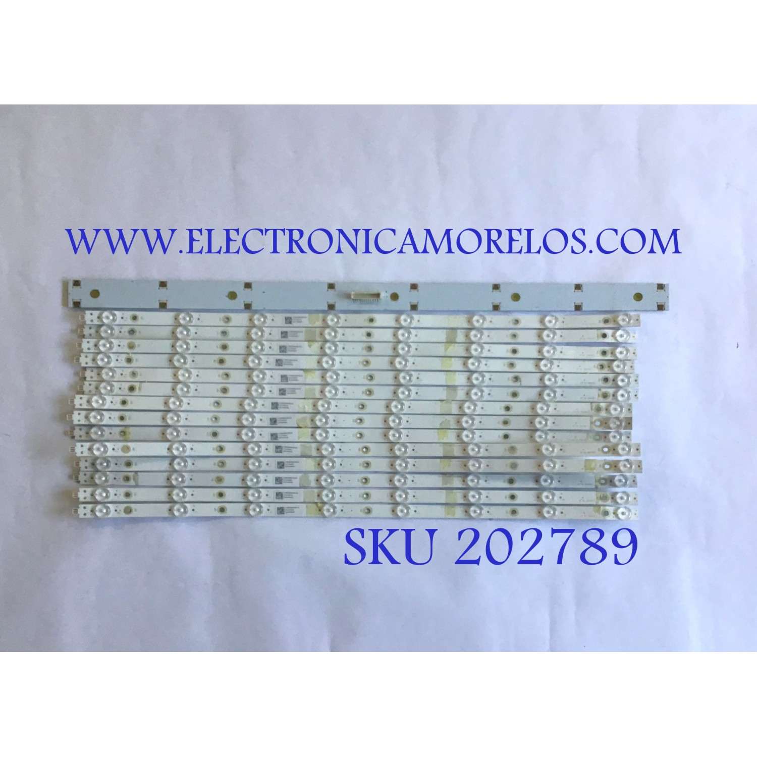 KIT DE LED'S PARA TV VIZIO (16 PIEZAS) / NUMERO DE PARTE LB50103 V0_00 / LB50103 / 210BZ08D0B339CL00L / 19127040247 / 200F3000004E / PANEL  TPT500U1 / TPT500U1 -QVN03.U / TPT500B5 / MODELO M50Q7-H1 / M507-G1