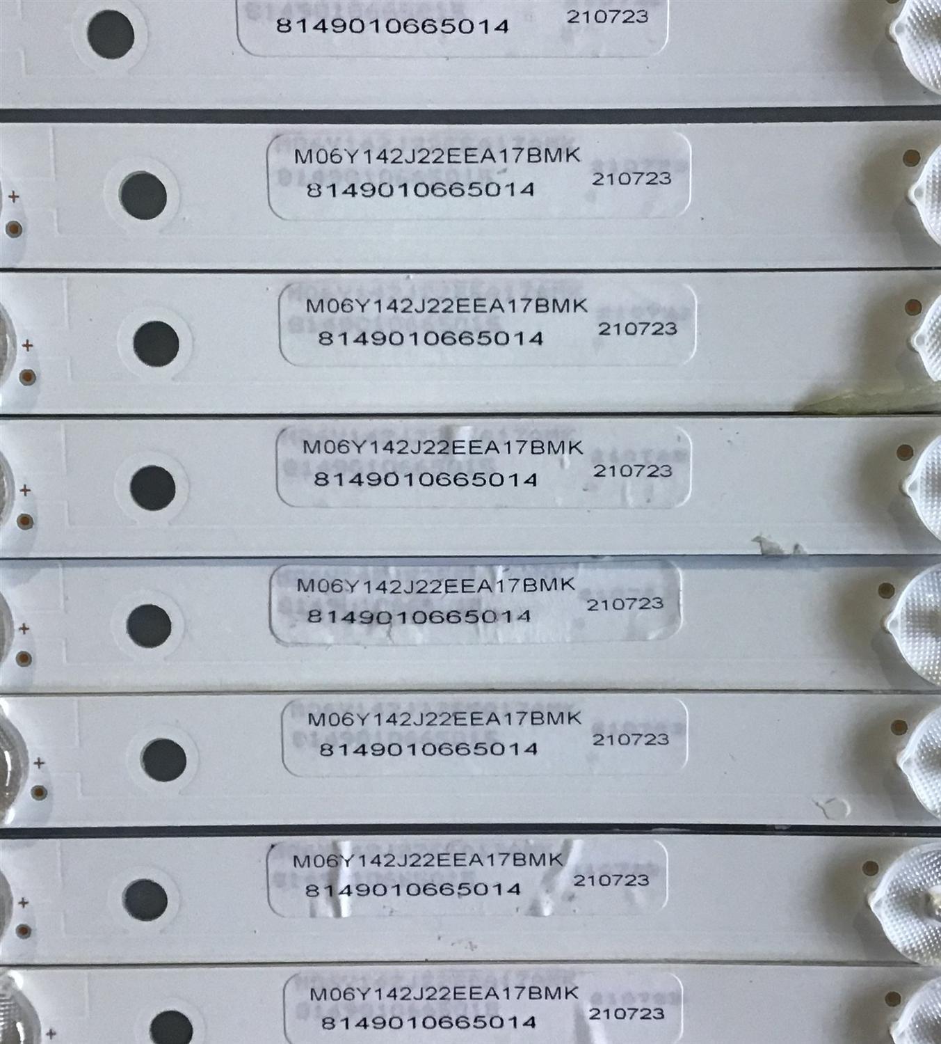 KIT DE LED'S PARA TV HAIER ( 12 PIEZAS) / 8149010665014 / CRH-K65K60030301206741 / MODELO 65UG2500 - Imagen 2