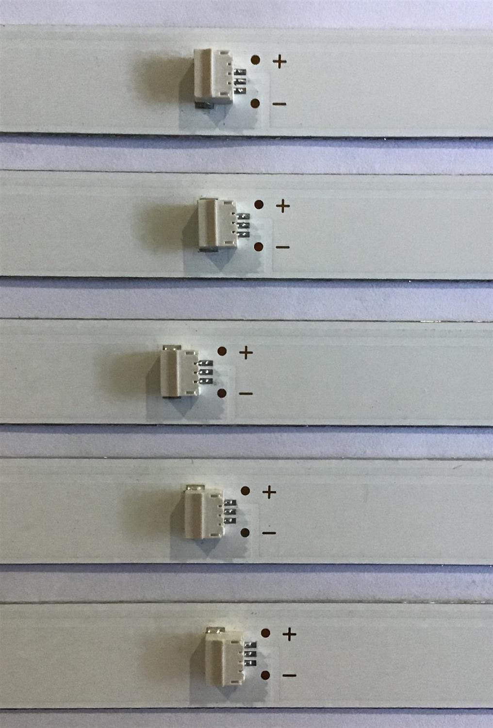 KIT DE LED'S PARA TV RCA (5 PIEZAS) / DS-LS55LB-5X9-MCPCB-V2 / T190H04I2 / 2055K06-001 / PANEL LSD550BA01 / MODELO RTU5540-D - Imagen 2