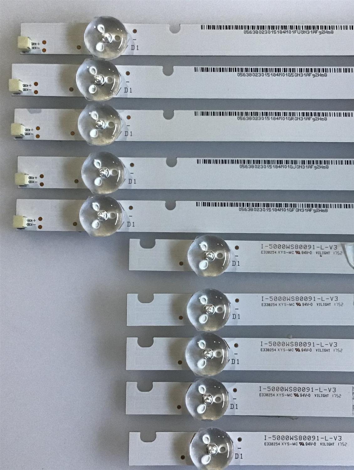 KIT DE LED'S PARA TV VIZIO / I-5000WS80091 / I-500WS80091-R-V3 / I-500WS80091-L-V3 / PANEL T500QVN03-7 / MODELOS E50-F2 LWZ2WYMU / E50-F2 - Imagen 2