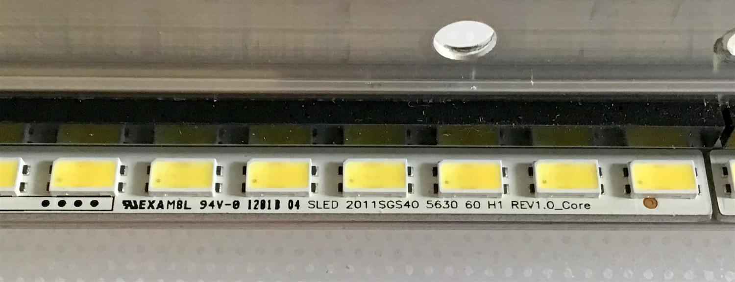 LED ORIGINAL PARA TV PHILIPS 1 PIEZA / NUMERO DE PARTE 2011SGS40 5630 / SLED 2011SGS40 5630 60 H1 REV1.0_CORE / LJ64-03567A / PANEL LTA400HM21 / MODELO 40PFL4707/F7 / 40PFL4707/F7 DS1 / 40PFL4907/F7 / 40PFL4907/F7 DS1 - Imagen 4
