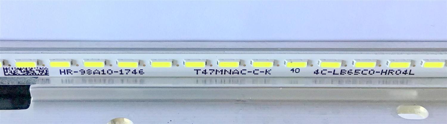 LED PARA TV TCL (1 PIEZA) / NUMERO DE PARTE 65YG411SC0B0 / 65YG411SC0A0 / 65YG411SC0B0 / 4C-LB65C0-HR04L / 4C-LB65C0-HR03L / PANEL LVU650NEBL / MODELO 65S513 / ((MEDIDAS 1.44M x 08CM)) - Imagen 4