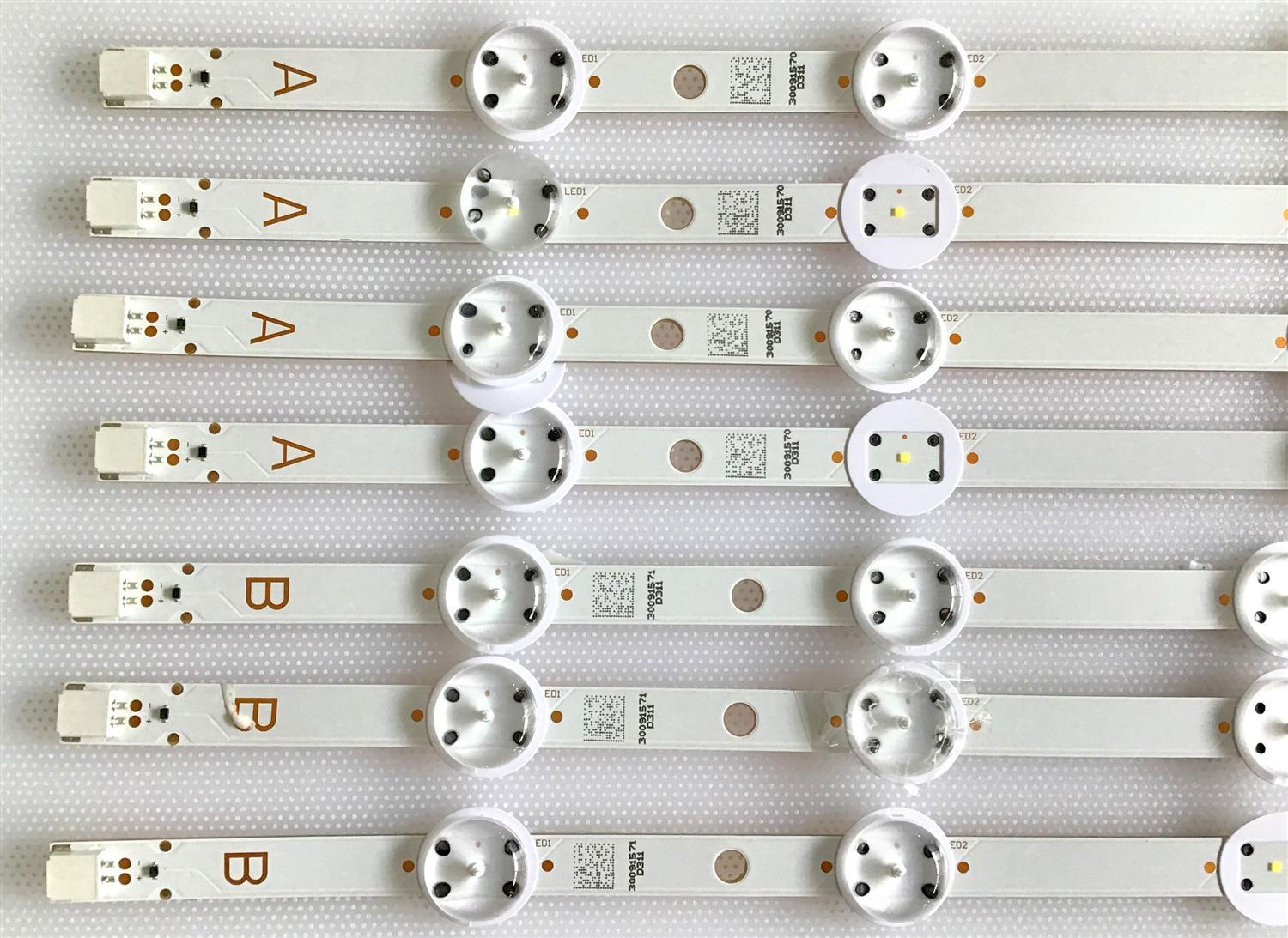 KIT DE LED'S PARA TV CHRISTIE (7 PIEZAS) / SVV550AK7_UHD_7LED_B / 30091570 / 30091571 / PANEL VDS550QNDL-2D-U11-VEL / MODELO UHD551-L - Imagen 2