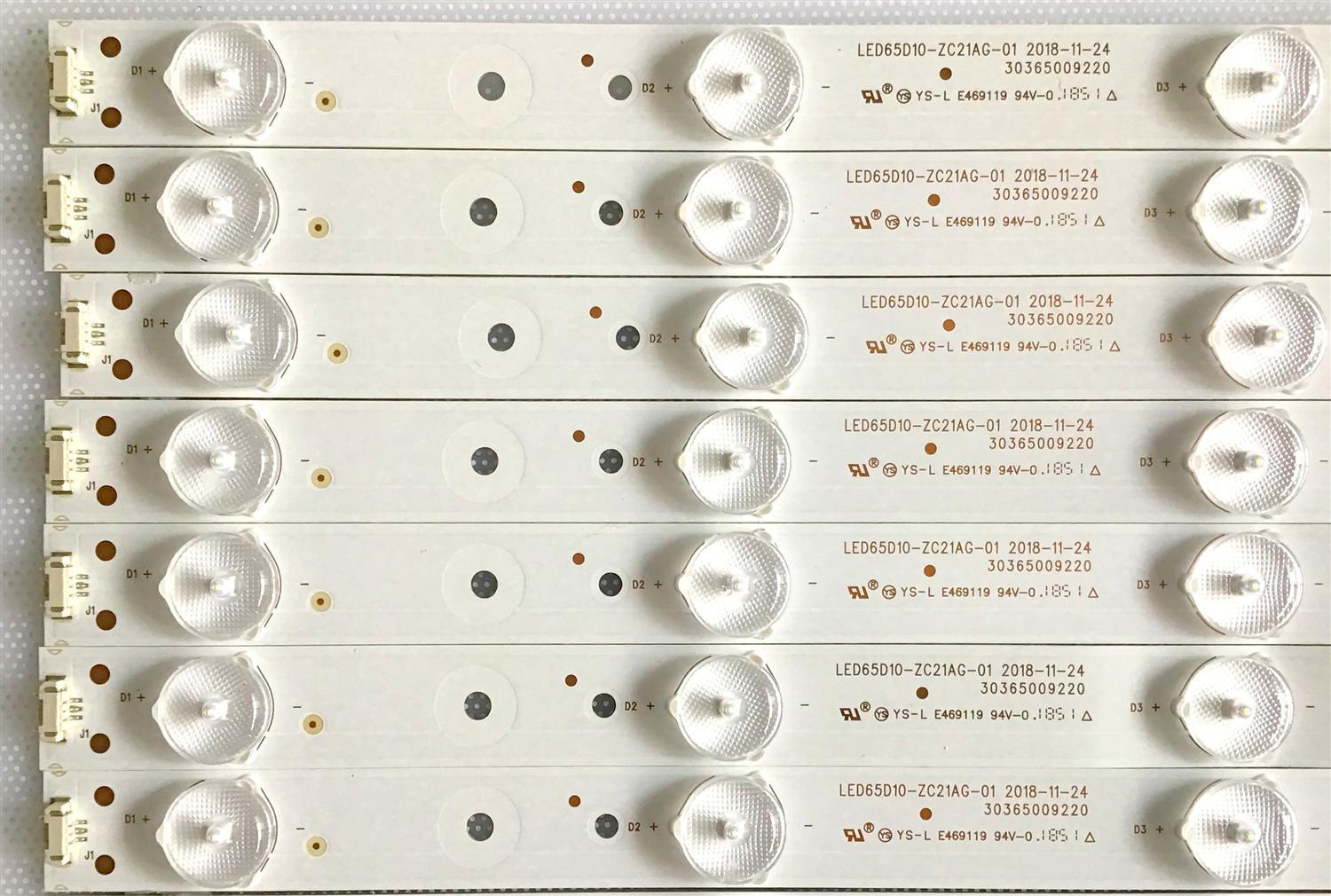 KIT DE LED'S PARA TV JVC (16 PIEZAS) / 30365009219 / LED65D9-ZC21AG-01 / 65000M06 / PANEL LSC650FN04 / MODELO LT-65MA877 - Imagen 4