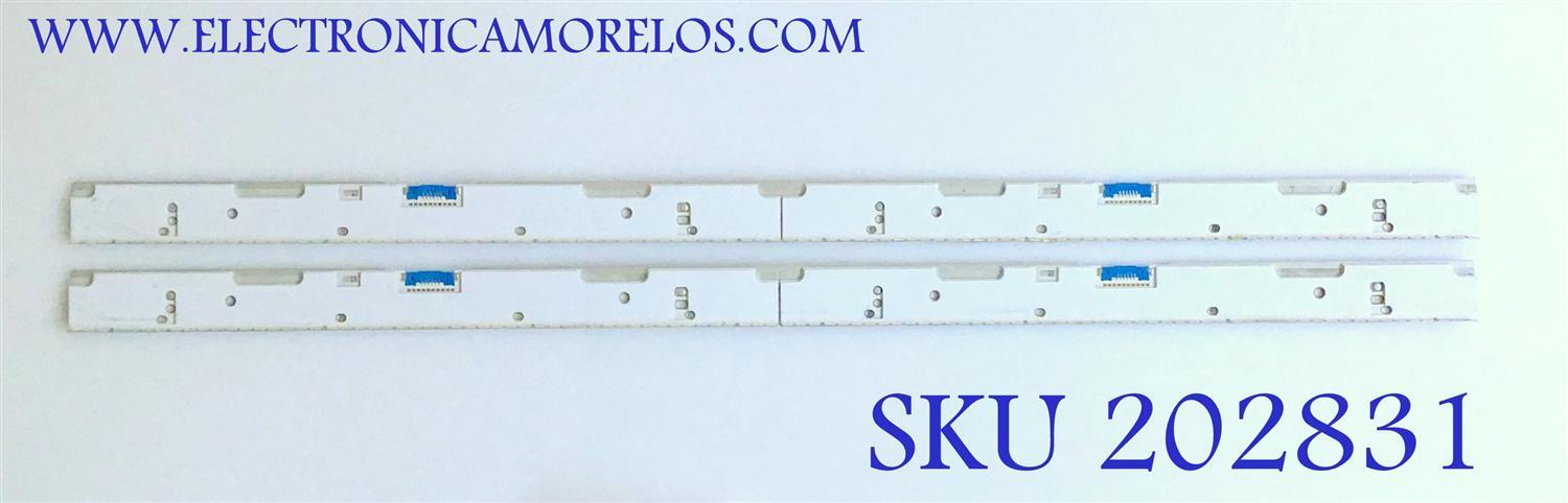 KIT DE LED'S PARA TV SAMSUNG (2 PIEZAS) / BN96-42587A / 42587A / PANEL CY-KM075FLLVDH / CY-KM075FLLV9H / CY-KM075FLLV3H / CY-KM075FLLV2H / MODELOS UN75MU8000FXZA FB03 / UN75MU800DFXZA / UN75MU9000FXZA / 82 CM / 
