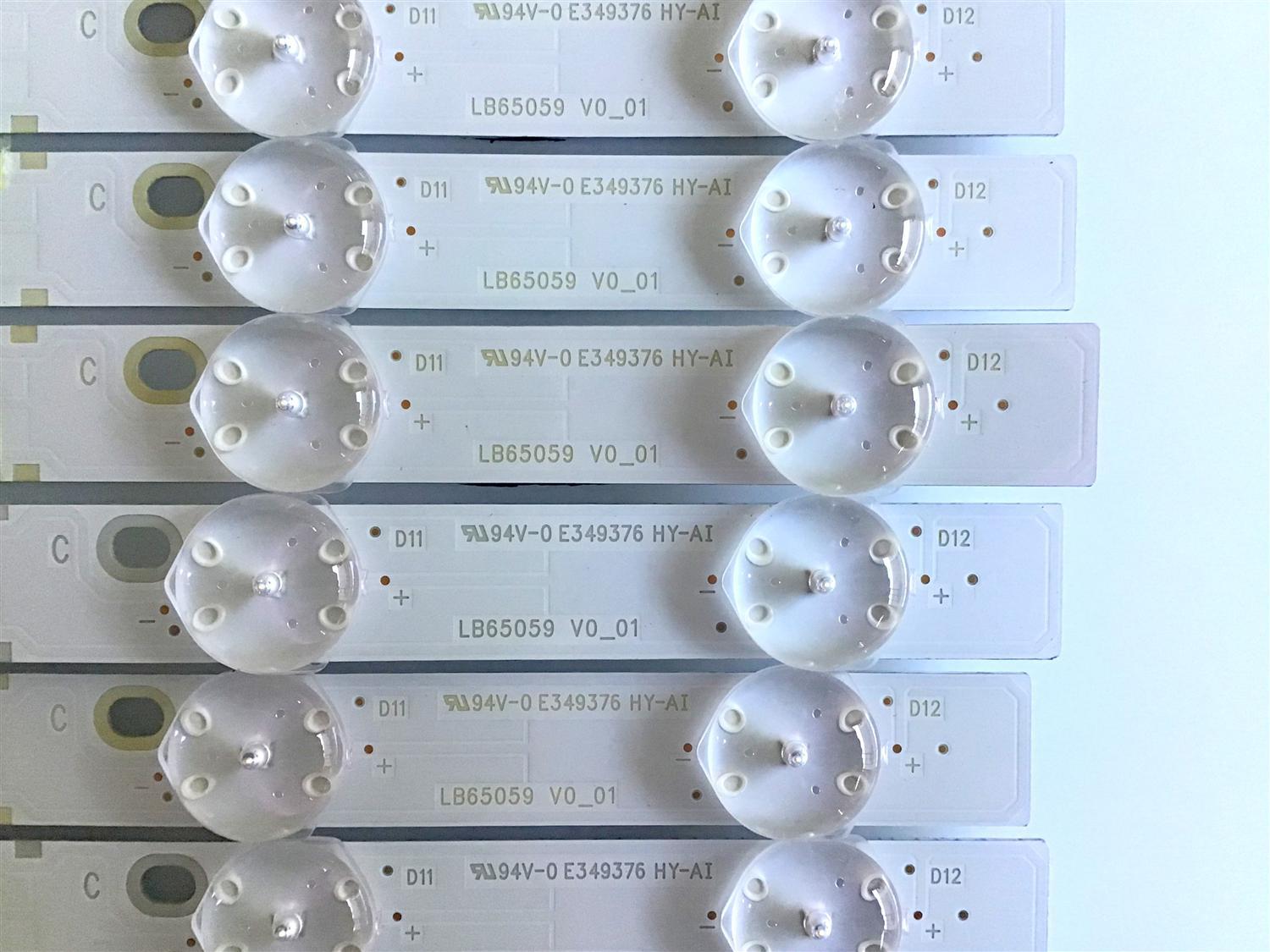 KIT DE LED'S PARA TV VIZIO (20 PIEZAS) / LB65059 / LB65059 V0_01 / 0981-0108-HD03 / MODELO M65-F0 - Imagen 2