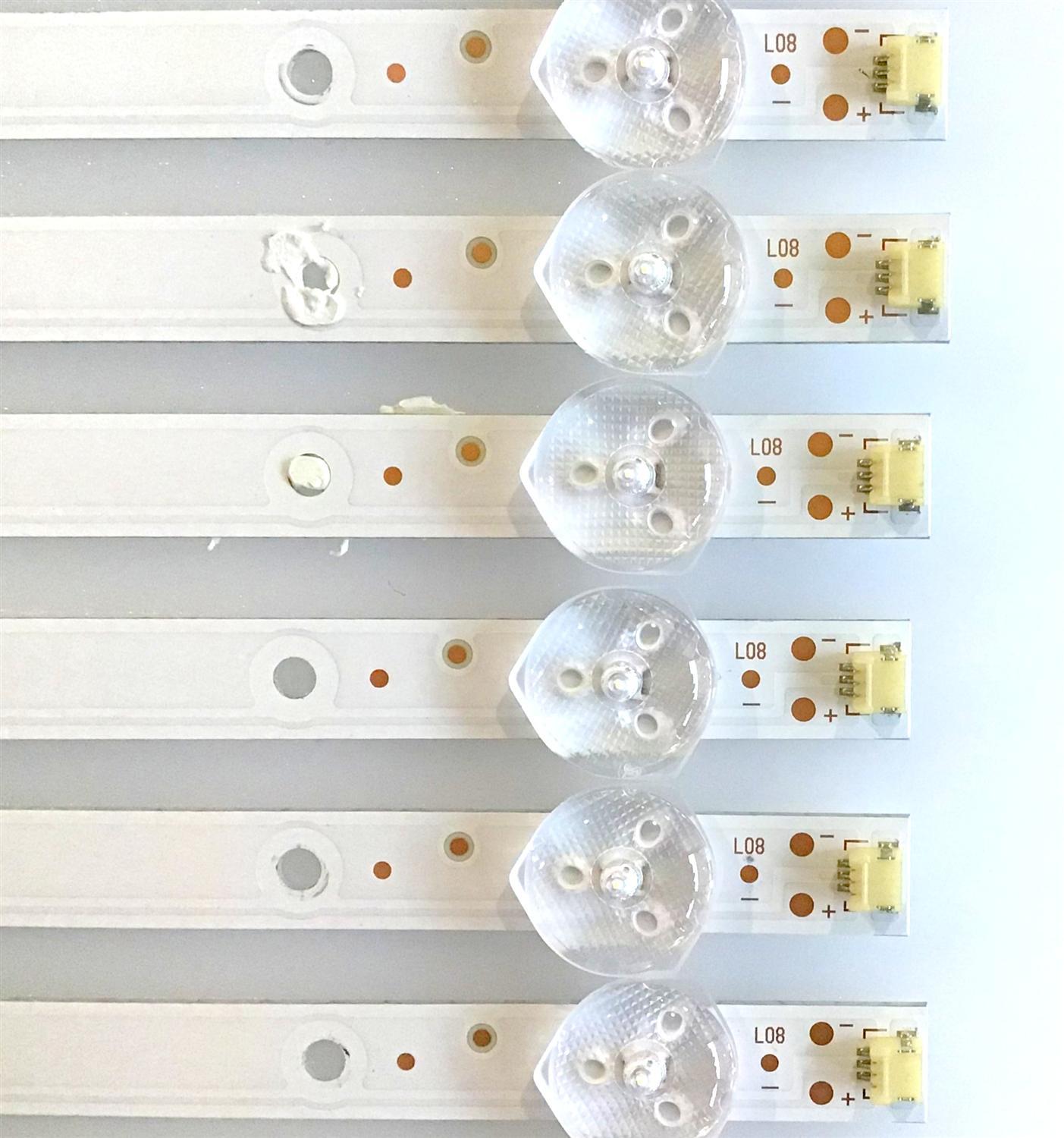 KIT DE LED'S PARA TV RCA (12 PIEZAS) / JL.D60081235-031AS-M_V01 / AE0110475 / PANEL JE601R3HB3L / MODELO RTU6050 - Imagen 4