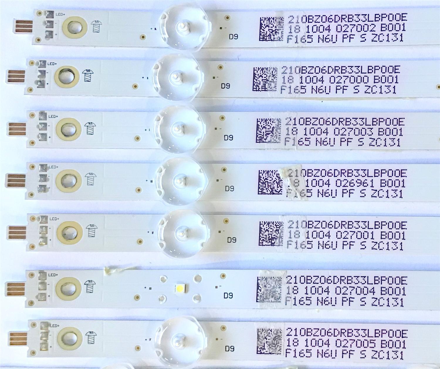 KIT DE LED'S PARA TV VIZIO (14 PIEZAS) / LBM650M0601 / LBM650M0701 / LBM650M0701&amp;0101-HR-1(0)(L) / LBM650M0601-HS-1(0)(R) / PANEL TPT650J1-QUBN90.K / MODELO E65-F1 LTMUWVLU - Imagen 5