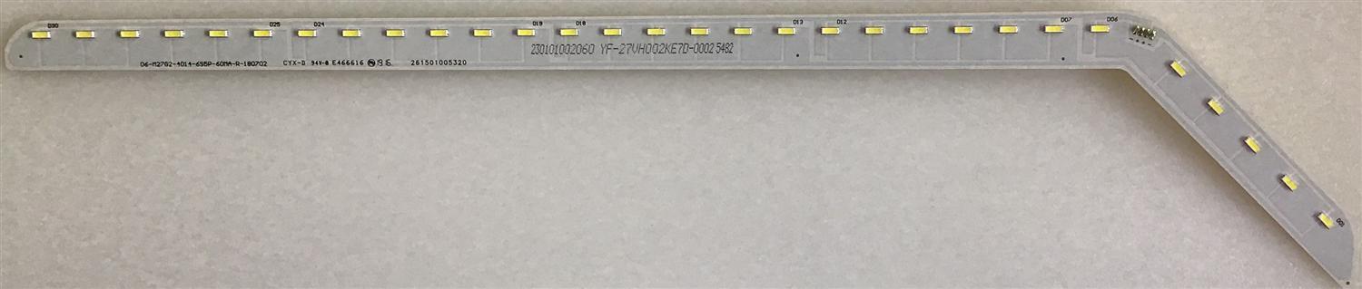 TIRAS DE LED PARA MONITOR MSI / YF-27VH002KE7D-0002 / 261501005310 / 06-M27G2-4014-6S5P-60MA-L-170802 / PANEL LSM270DP01-G02  / MODELO MAG27CQ - Imagen 5