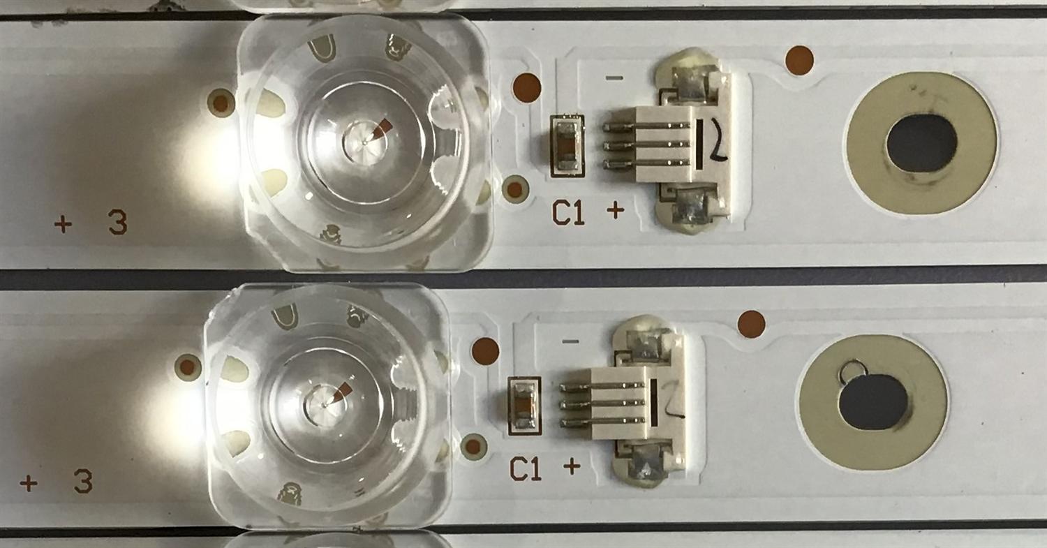 KIT DE LEDS  PARA TV TCL ( 12 PZ ) / GI75LB08 / 4C-LB7507-ZM03J / GI75LB08_3030F2.1D_V1_20181016 / PANEL LVU750NDBL / MODELO 75R615 - Imagen 4