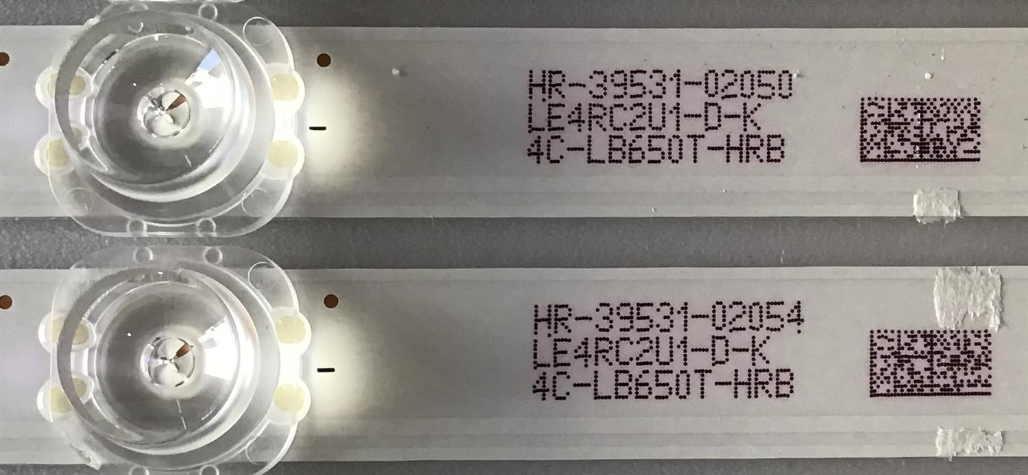 KIT DE LED'S PARA TV PIONNER ((12 PIEZAS)) / NUMERO DE PARTE 65HR330M06A7 V0 / 65HR330M06A7 / LE4RC2U1-D-K / 4C-LB650T-HRB / 65D1800 / PANEL LVU650CSDX / DISPLAY LC650EGY (SK)(M3) / MODELO PLE-65S08UHD - Imagen 3