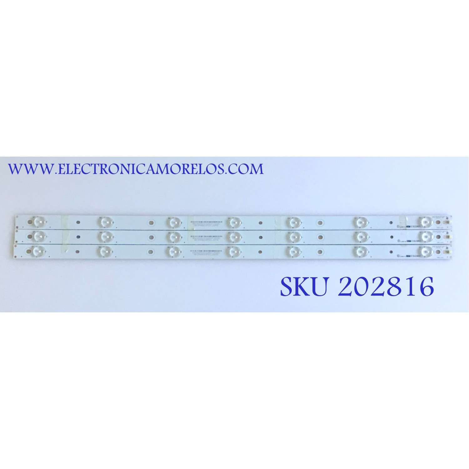 KIT DE LED'S PARA TV VIZIO (3 PIEZAS) / E162061 / 56380050321 / 130816-WS-320-021-Lakers-A5 / PANEL LSC320HN04-002 / MODELOS E320FI-B2 / E320FI-B2 LWZQPKMQ