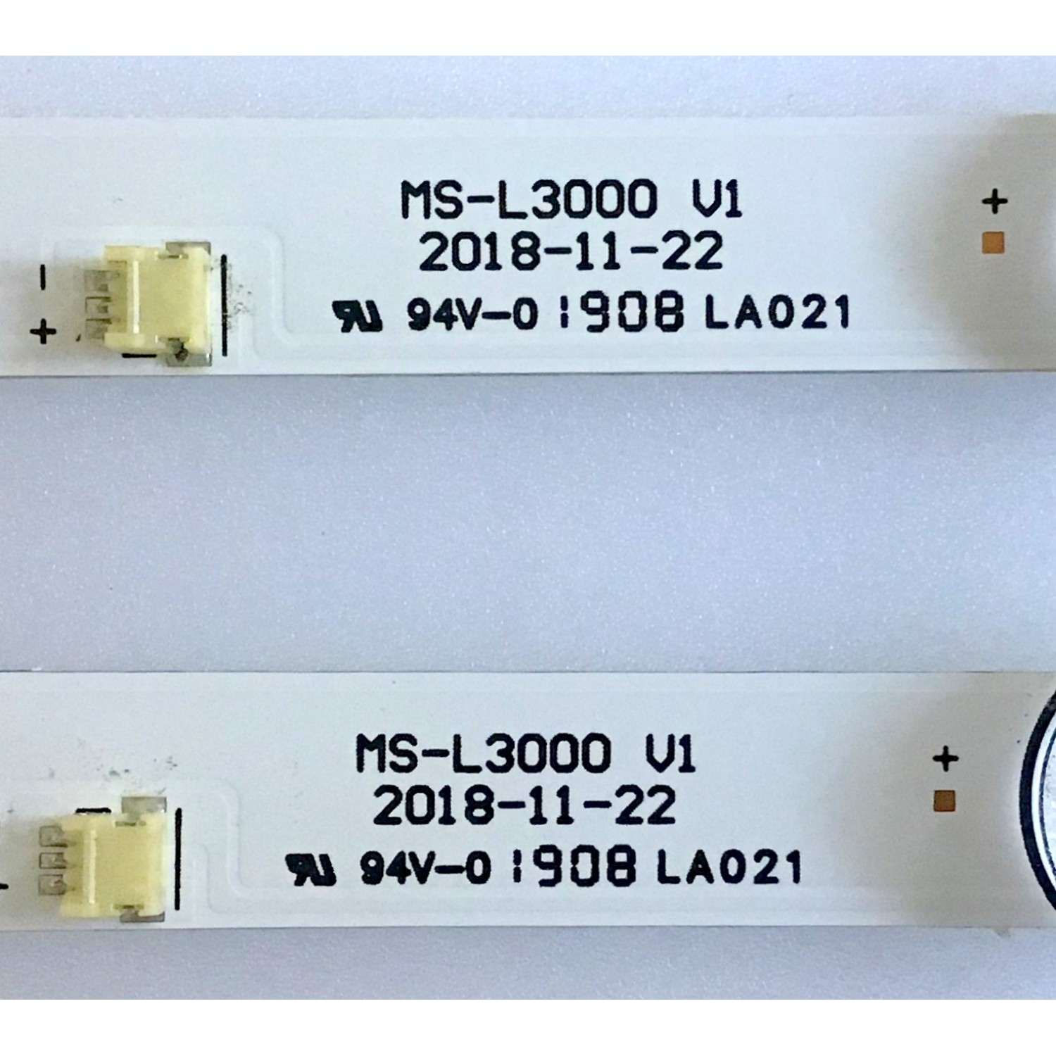 KIT DE LED'S PARA TV POLAROID (2 PIEZAS) / NUMERO DE PARTE MS-L3000 / 21006993 / PANEL HV320WHB-N55 / MODELO PTV3215ILED - Imagen 3