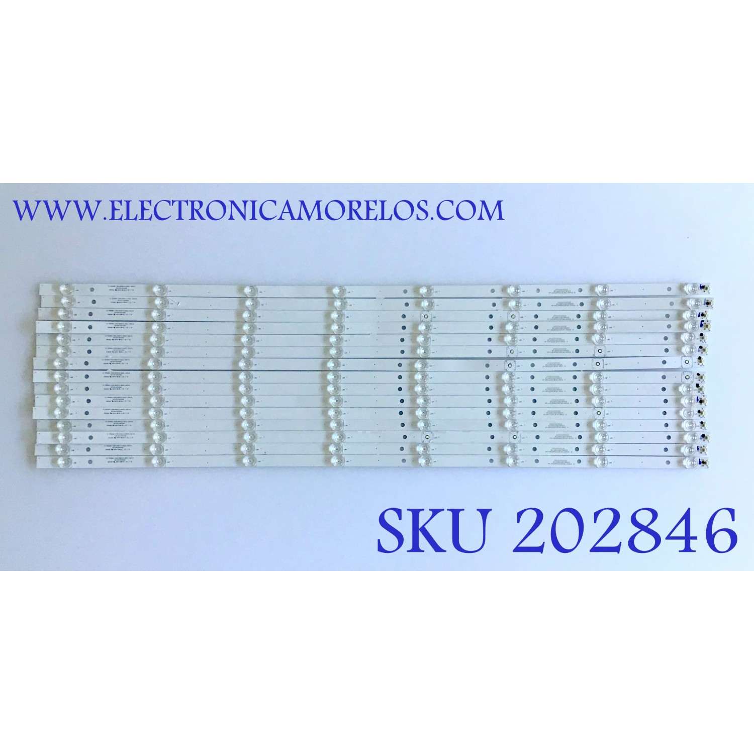 KIT DE LED'S PARA TV RCA / 261501004350 / 12-78C800-15X8-858X15-0D22-180319 / 230101010310 / YF-H02P003JE3D / PANEL LSC780FF01-W01 / MODELO RTU7877-B / 86 CM /        
