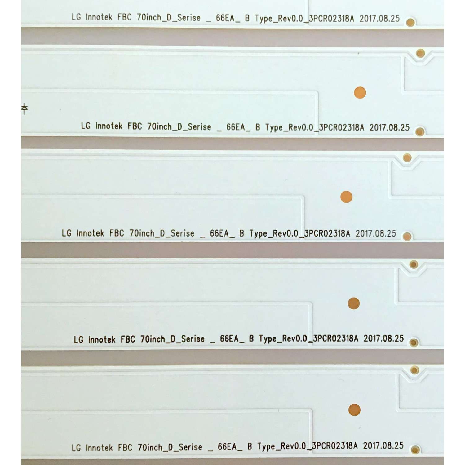 KIT DE LED'S PARA TV VIZIO (12 PIEZAS) / 3PCR02317A / 3PCR02318A / LG INNOTEK FBC 70INCH_D_SERISE_66EA_B / LG INNOTEK FBC 70INCH_D_SERISE_66EA_A / MODELO D70-F3 - Imagen 3