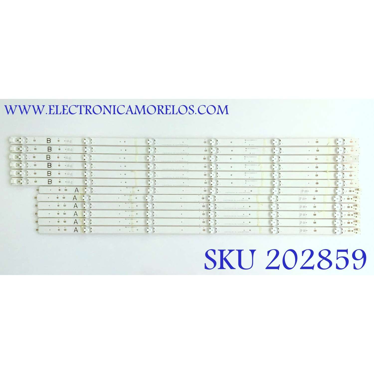KIT DE LED'S PARA TV VIZIO (12 PIEZAS) / 3PCR02317A / 3PCR02318A / LG INNOTEK FBC 70INCH_D_SERISE_66EA_B / LG INNOTEK FBC 70INCH_D_SERISE_66EA_A / MODELO D70-F3