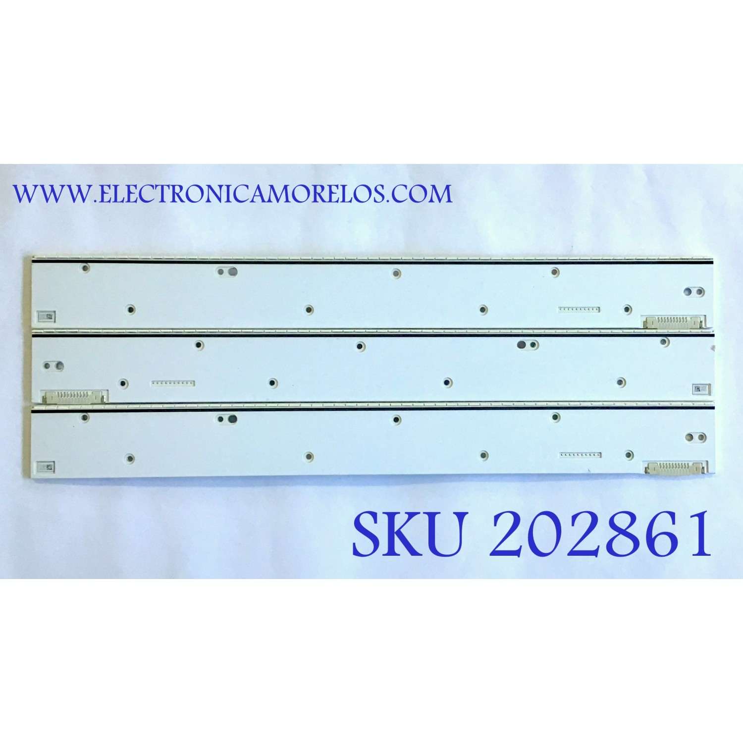 "KIT DE LED'S PARA TV SAMSUNG / BN96-32155A / BN96-32156A / 32155A / 32156A / PANEL'S CY-KH075FSLV1H / LSF750FF01-G03 / MODELOS QN75Q9FAMF / UN75HU8550FXZA /   / NOTA IMPORTANTE : KIT CUENTA ORIGINALMENTE 4 PIEZAS ((INCOMPLETO 3 PIEZAS))	"