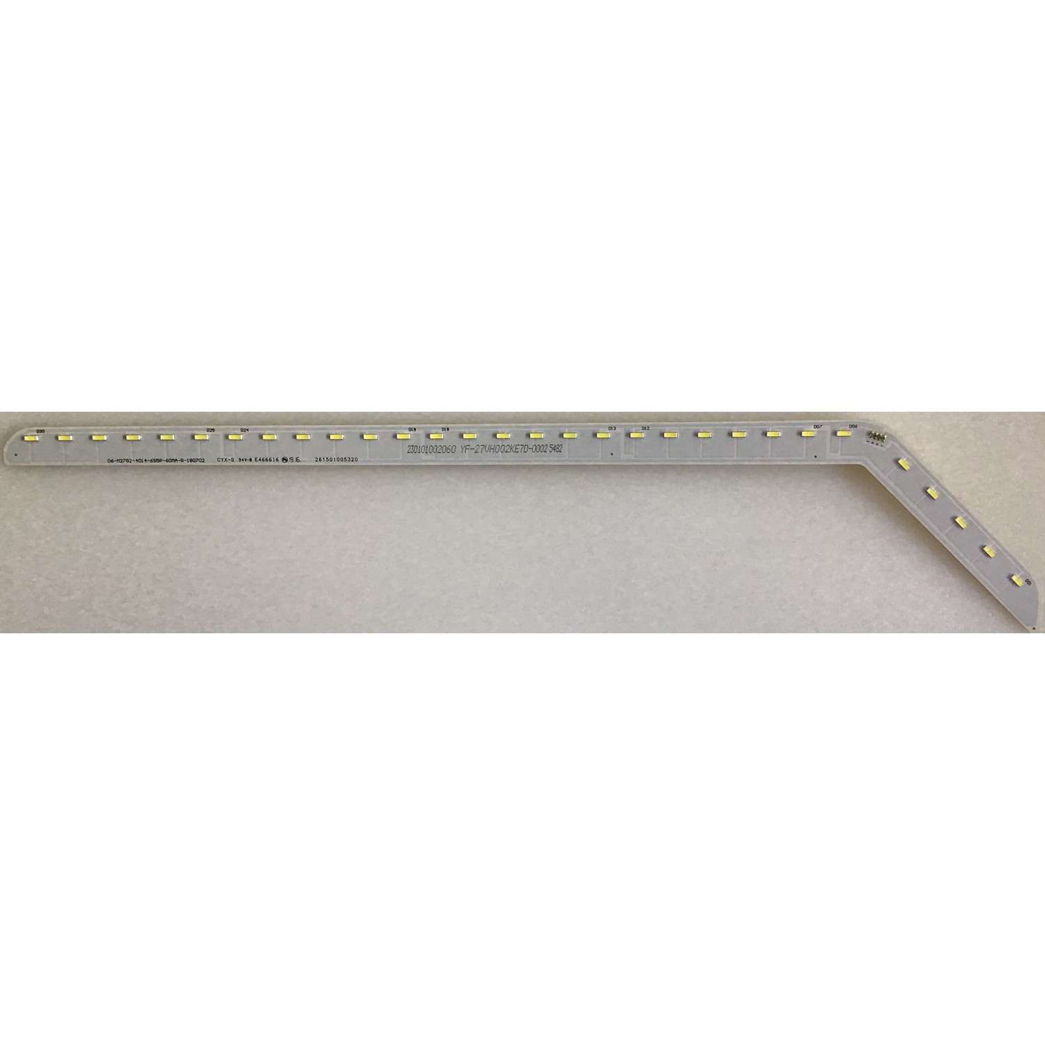 TIRAS DE LED PARA MONITOR MSI / YF-27VH002KE7D-0002 / 261501005310 / 06-M27G2-4014-6S5P-60MA-L-170802 / PANEL LSM270DP01-G02  / MODELO MAG27CQ - Imagen 5
