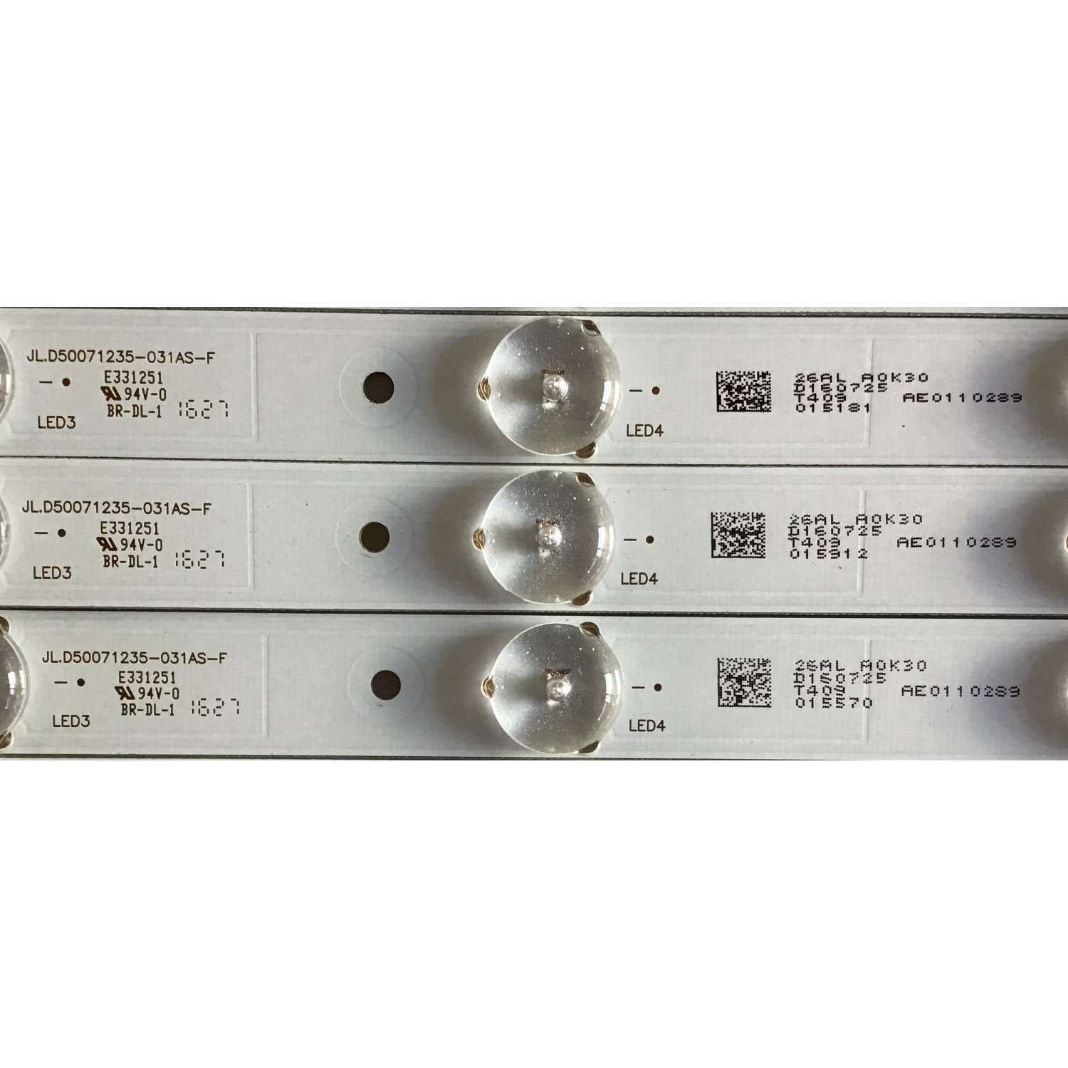 KIT DE LEDS PARA TV ATYME / JL.D50071235-031AS-F / D160725 / 15910 / 26AL / PANEL V500HI1-PE8-C7-12V / MODELOS 500AM7HD / LED50B45RQ 6504-LE50B45-E1 - Imagen 3