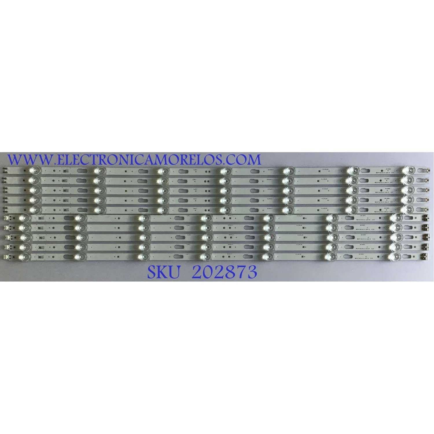 KIT DE LED'S PARA TV SAMSUNG (10 PIEZAS) / NUMERO DE PARTE BN96-50047A / BN96-50046A / L1_NU6.9 / G0_CFM_L / G0_CFM_R / LM41-00824A / LM41-00825A / LM41-00827A / LM41-00828A / R1.0_T6S_100 / PANEL'S CY-GN070HGJV1H / MODELOS UN70NU6070 / UN70NU6900