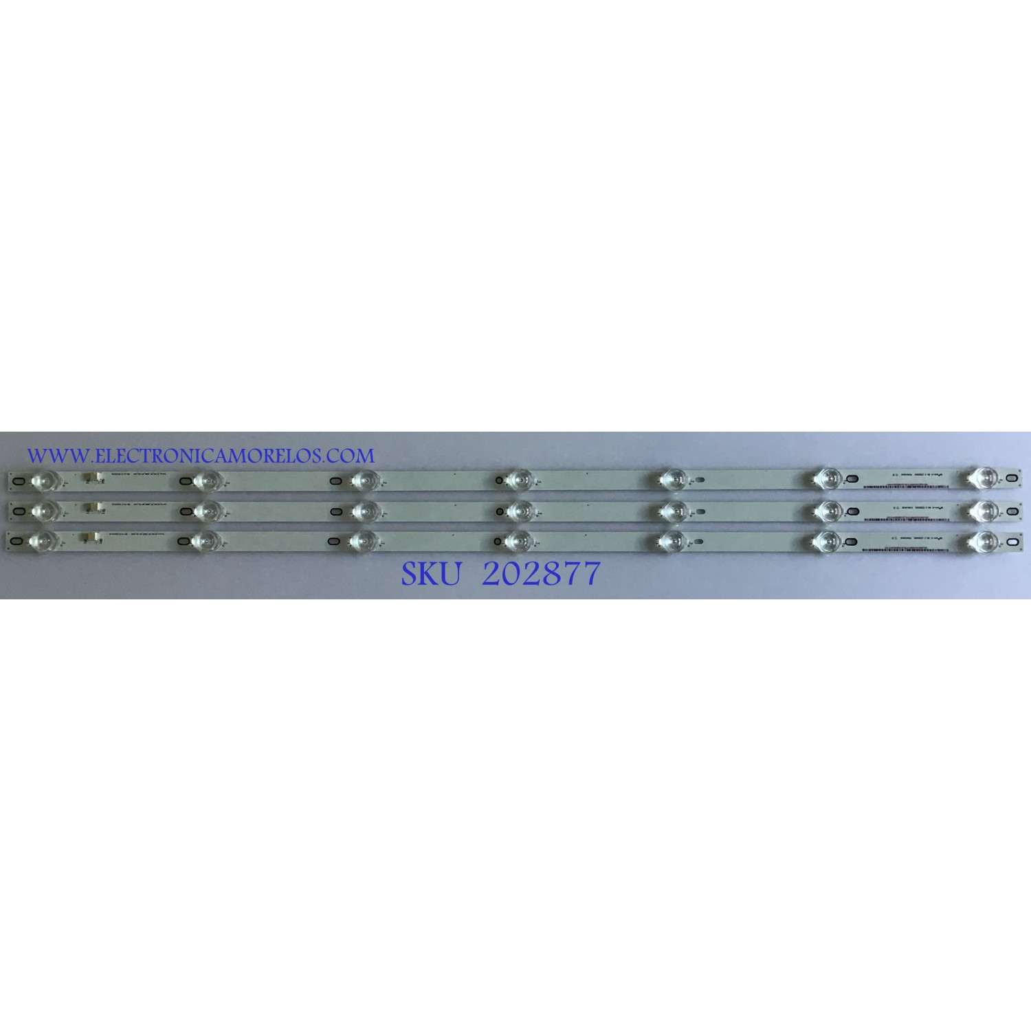 KIT DE LED´S PARA TV VIZIO ( 3 PIEZAS )  / INNOLUX_40_D03_3X7_3030C_D6T-2D1_C4D9 / E485186 / PANEL V400DJ2-D03 REV.C1 / MODELO V405-G9 LINIYAKV / V405-G9 LINIYANV / V405-G9 LINIYALV