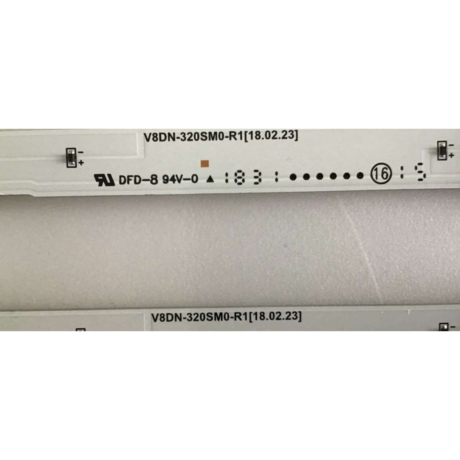 KIT DE LEDS ORIGINAL PARA TV SAMSUNG 2 PIEZAS / NUMERO DE PARTE 46575A / L1_N5K_C2H_FAM_S5(1)_R1.0_SID_100_LM41-00616A / V8DN-320SM0-R1 / LM41-00616A / PANEL CY-JN032AGLR3V / MODELO UE32N4005AW / UN32J4290AFXZX LA01 - Imagen 3