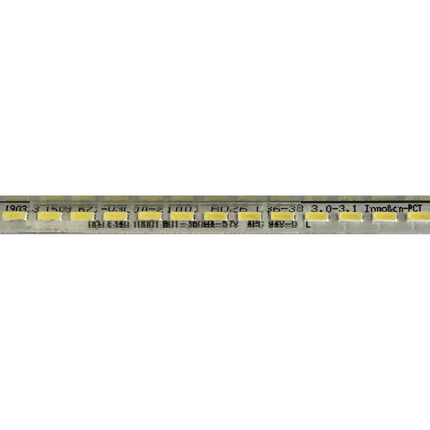 LED PARA MONITOR VIOTEK ( 1 PIEZA ) / DOJE340.10001.B01-360MA-57V / 671-V3L00-21002 / 190418 / 190313 / PANEL AUDM350DVR01.0 / MODELO GN35DA / 82 CM X 7 CM / - Imagen 2