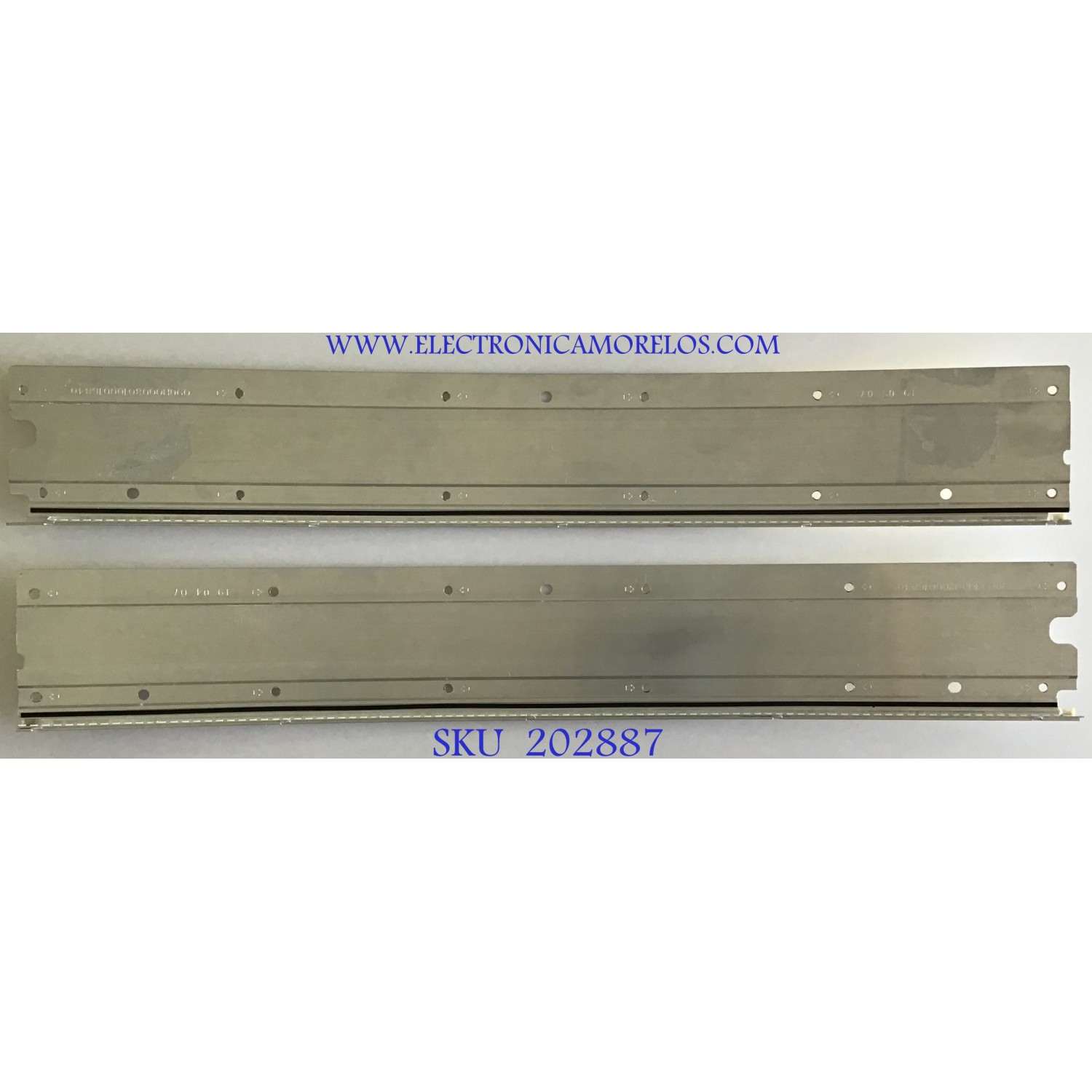 KIT DE LED'S PARA MONITOR ASUS (2 PIEZAS ) / N191A1373 / Q90B00080200016840 / VK24X8A3 / PANEL TPM490YP01 REV:T01A / MODELO XG49VQ / 60 CM X 9 CM /