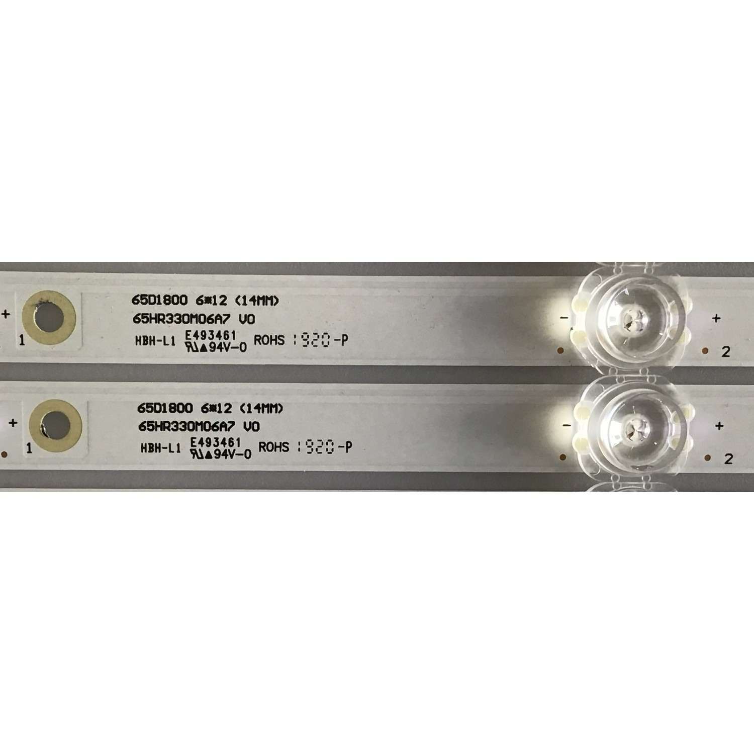 KIT DE LED'S PARA TV PIONNER ((12 PIEZAS)) / NUMERO DE PARTE 65HR330M06A7 V0 / 65HR330M06A7 / LE4RC2U1-D-K / 4C-LB650T-HRB / 65D1800 / PANEL LVU650CSDX / DISPLAY LC650EGY (SK)(M3) / MODELO PLE-65S08UHD - Imagen 4