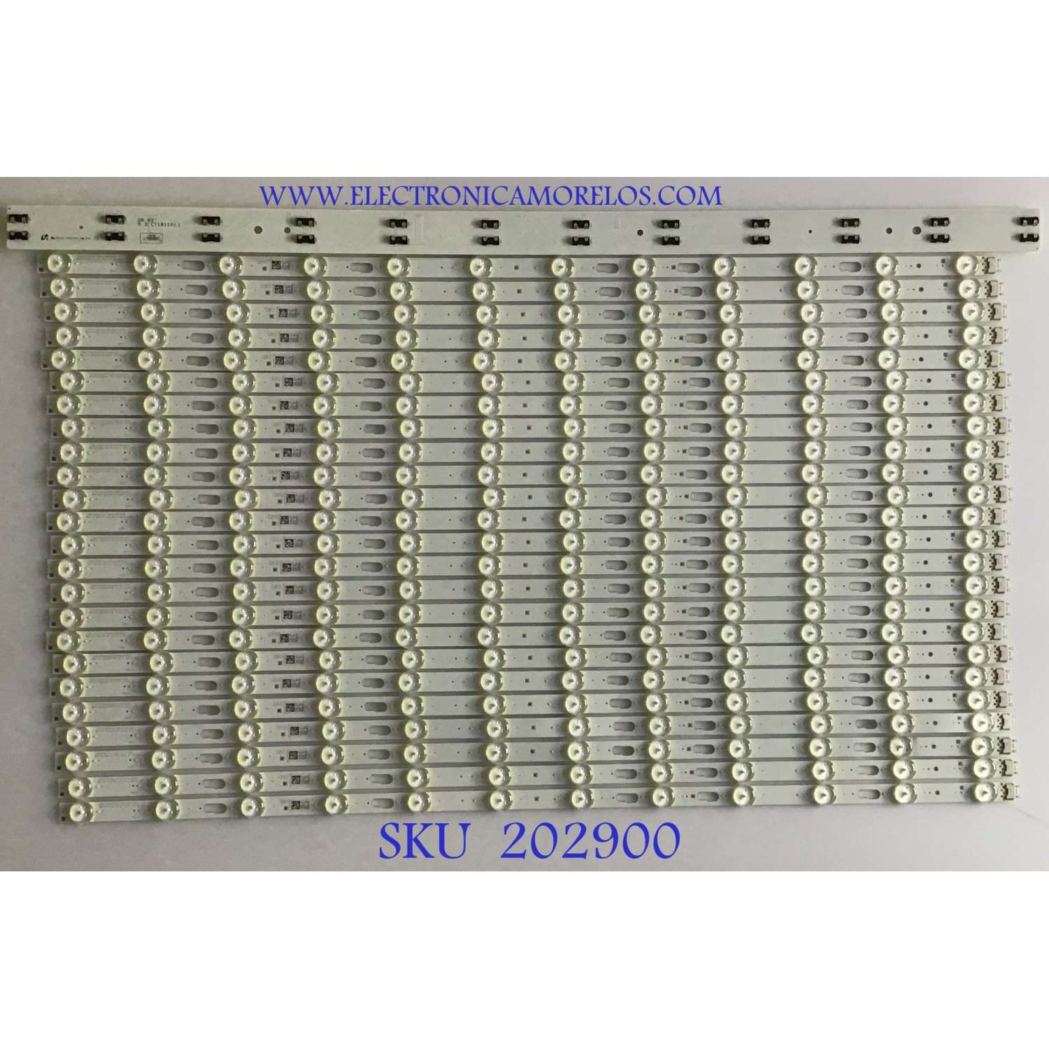 KIT DE LED'S PARA TV SAMSUNG (24 PIEZAS) / BN96-48089A / LM41-00705A / L1_Q80_F5_FAM_S3(4)_R1.0_SCH_100_LM41-00705A / 48089A PANEL CY-TR065FLLV9H / MODELO QN65Q80RAFXZA FC04