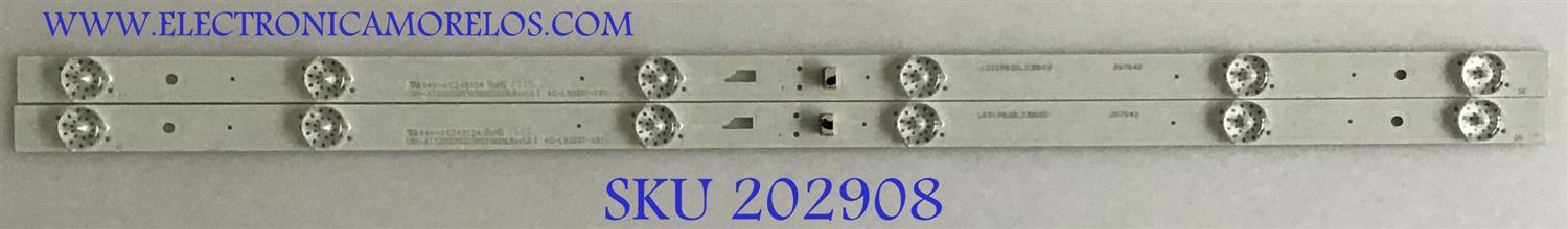 KIT DE LES'S PARA TV LEXUS (2 PIEZAS) / 4C-LB320T-XR1 / CRH-AT32D15003030020669LREV1.0 / AT32D15003030020669 / PANEL LVW320CSDX E16 V9 / MODELO LXTV3232LED