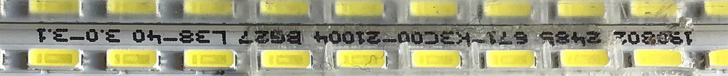 LED PARA MONITOR VIOTEK (1 PIEZA) / D0J.E320.10053-240MA-48V-B01 / 190802 / 671-K3C00-21004 / 671-K3C00-21003 / PANEL LSM315HP03-G03 / MODELO NB32CB - Imagen 4