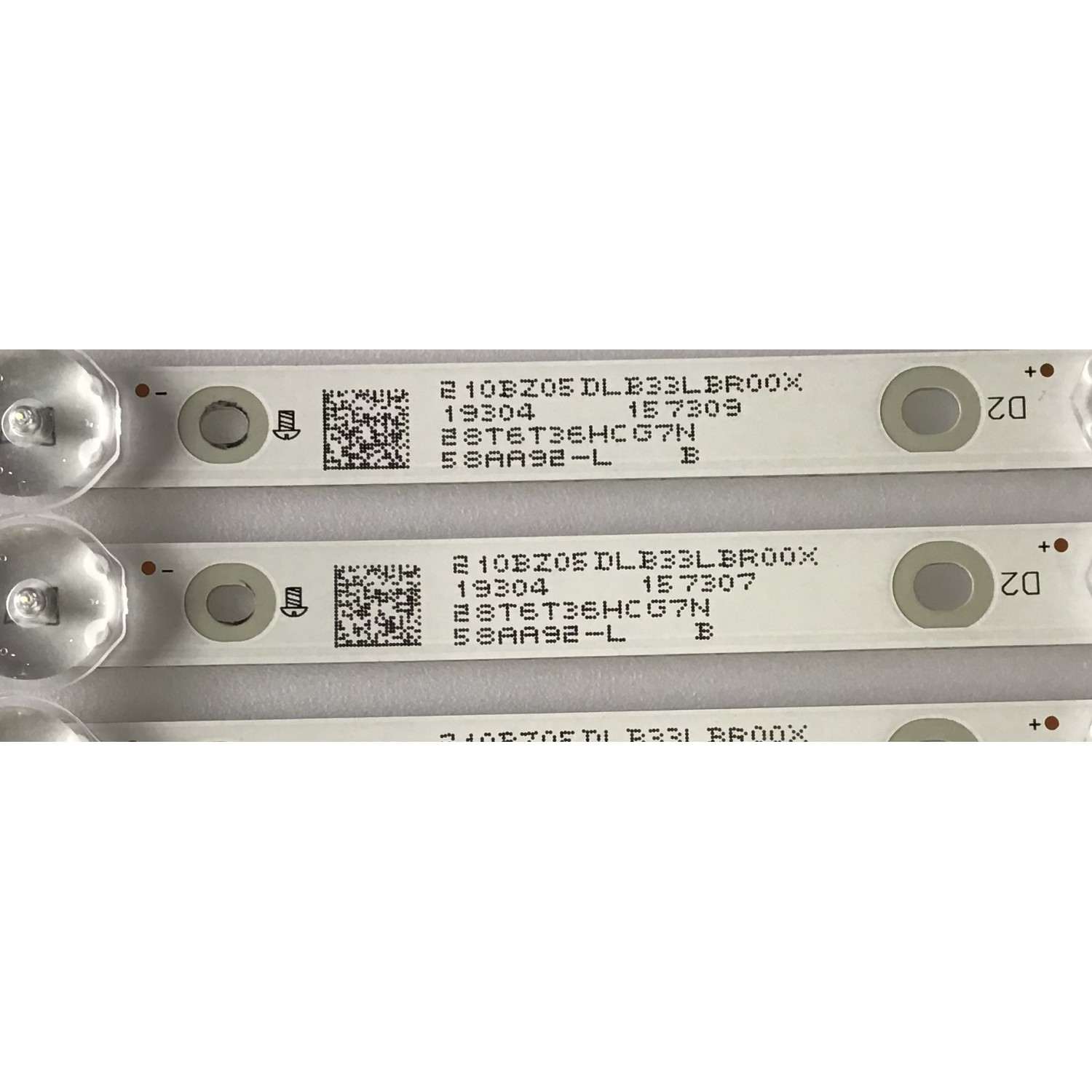 KIT DE LED'S PARA TV INSIGNIA (10 PIEZAS) / LB-GM3030-GJPHP585X11AA12 / LB-GM3030-GJPHP585X11AA12-R-2-T / LB-GM3030-GJPHP585X11AA12-L-2-T / 210BZ06DRB33LBR00X / PANEL TPT580B5-U1T01.D REV:S01B / MODELO NS-58DF620NA20 - Imagen 4