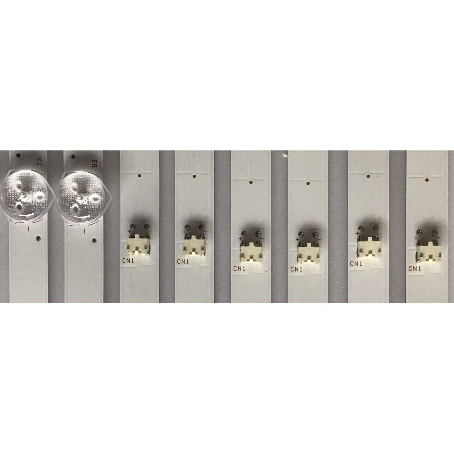 "KIT DE LED'S PARA TV SONY / I-6500SY80131 / I-6500SY80131-L-V2 / I-6500SY80131-R-V2 / MODELO XBR-65X800G / PANEL HV650QUB / NOTA IMPORTANTE : KIT CUENTA ORIGINALMENTE DE 12 PIEZAS ((INCOMPLETO 11 PIEZAS))	" - Imagen 3