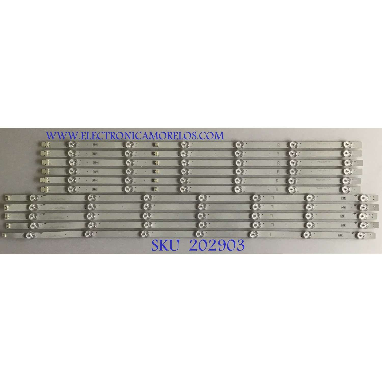 "KIT DE LED'S PARA TV SONY / I-6500SY80131 / I-6500SY80131-L-V2 / I-6500SY80131-R-V2 / MODELO XBR-65X800G / PANEL HV650QUB / NOTA IMPORTANTE : KIT CUENTA ORIGINALMENTE DE 12 PIEZAS ((INCOMPLETO 11 PIEZAS))	"