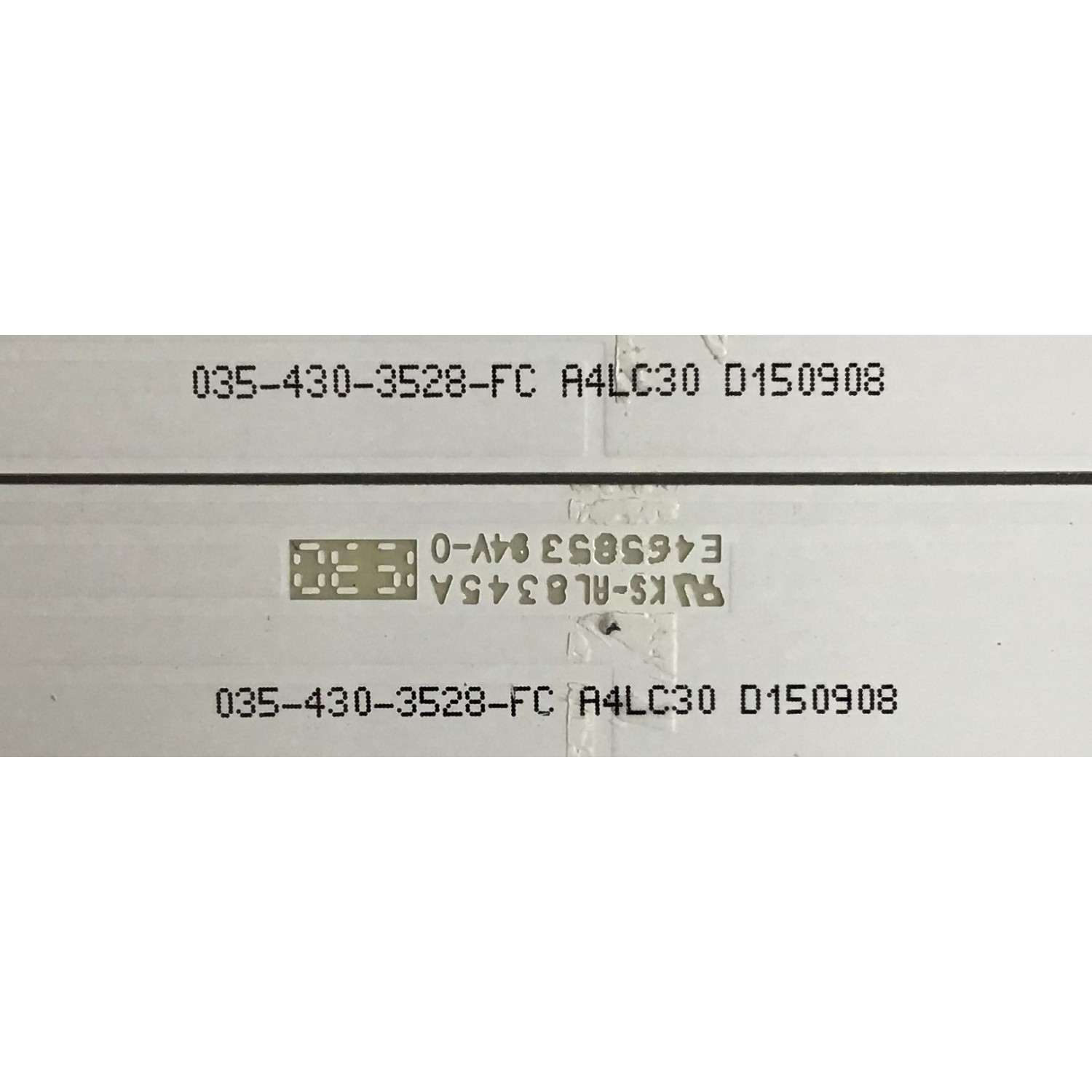KIT DE LED'S PARA TV HITACHI / 035-430-3528-FC / JL.43051235-140CS-M / PANEL LVF430LGDX E1 V2 / MODELO LE43M109 - Imagen 3