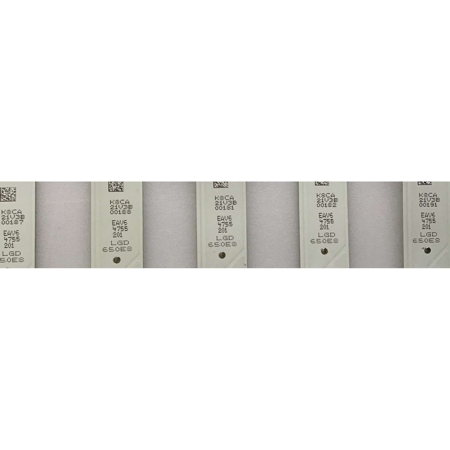 KIT DE LED'S PARA TV LG (5 PIEZAS) / EAV64755201 / SSC_Y19_TRIDENT_65UM73 / 21V3B / PANEL NC650DQG-AAHX3 / MODELO 65UM7300AUE 71.3 CM - Imagen 2