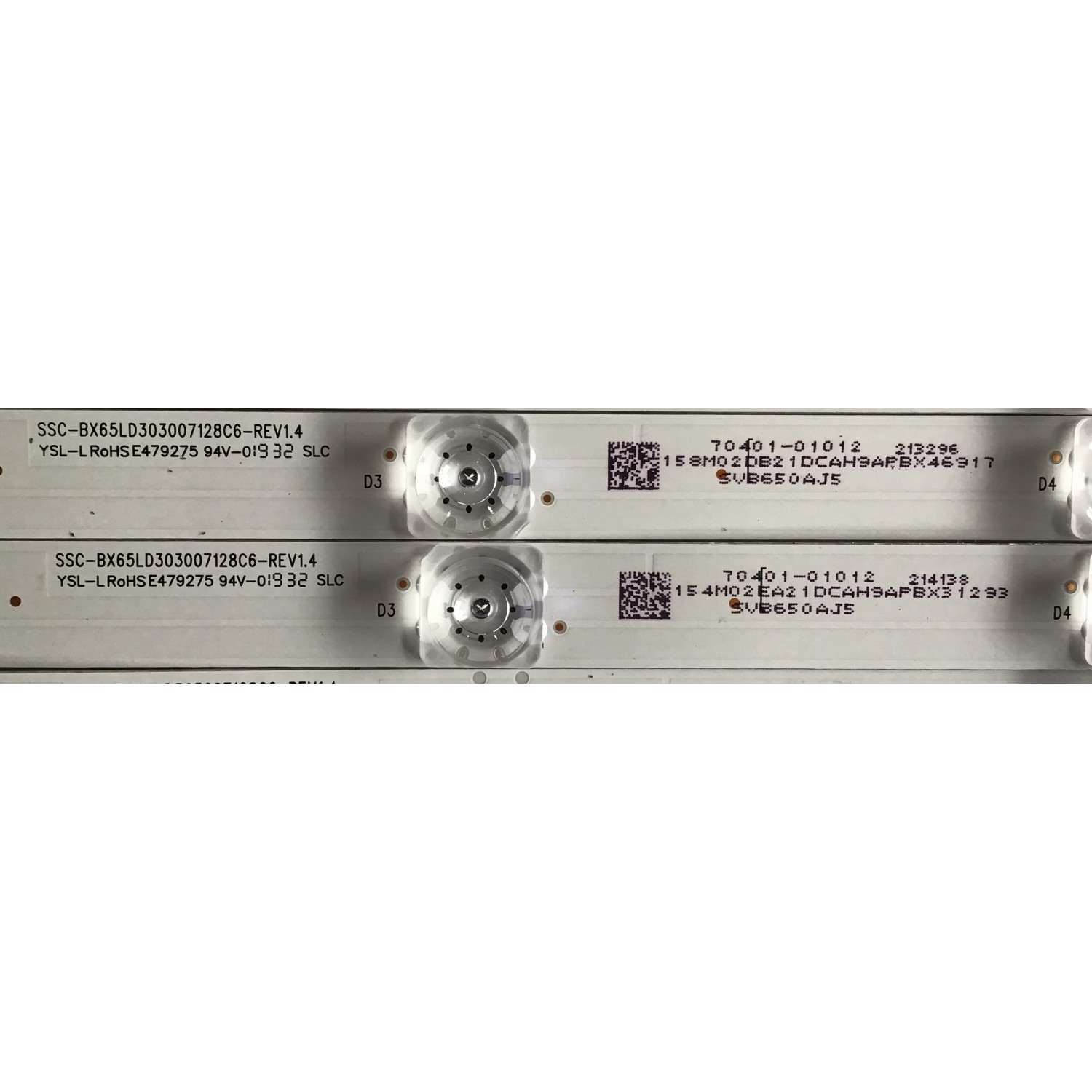 KIT DE LED'S PARA TV VIZIO (12 PIEZAS) / 70401-01012 / SVB650AJ5 / SSC-BX65LD303007128C6-REV1.4 / MODELO M656-G4 - Imagen 3