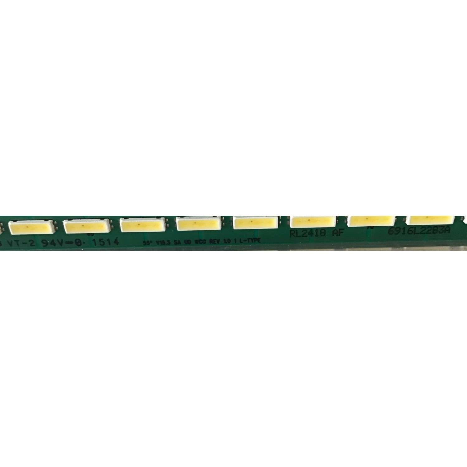 LED PARA TV LG / 6916L-2284A / 6916L-2283A / 6922L-0160A / PANEL LC550EQE (PH)(F2) / MODELO 55UF8600-UF - Imagen 4