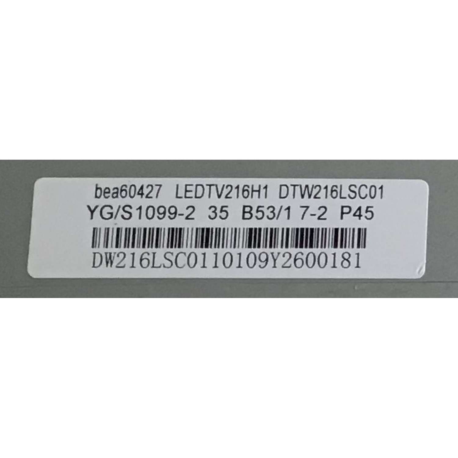 LED PARA TV INSIGNIA (1 PIEZA) / LEDTV216H1 / DTW216LSC01 / YG/S1099-2 / MODELO NS-22E430A10 - Imagen 2