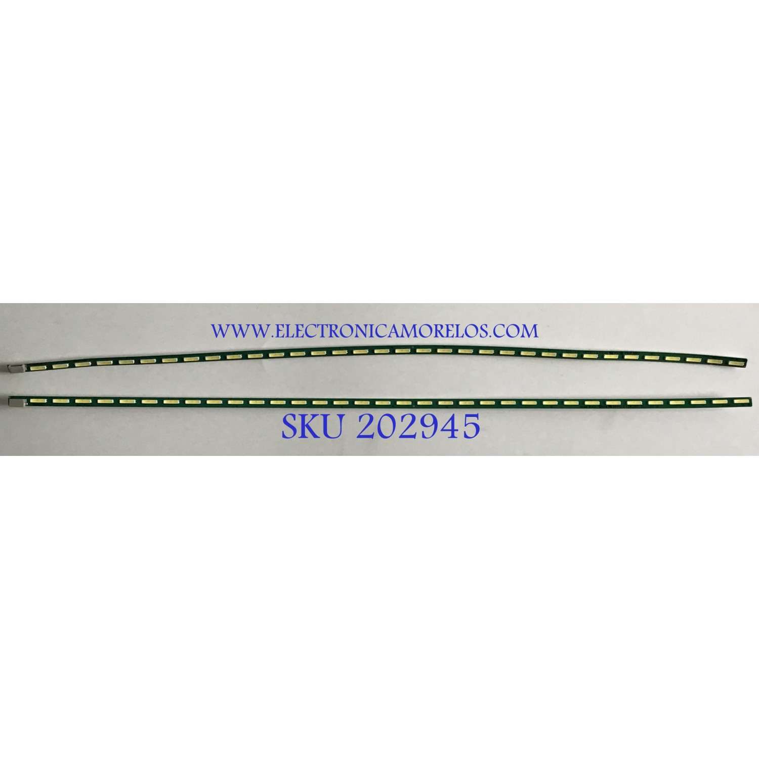 KIT DE LEDS PARA MONITOR LG (2 PIEZAS) / 340MJE REV0.0 / 6916L-2758A / 6916L-2759A / PANEL LM340WW1 (SS)(C1) / MODELO 34WK650-WI.AUSHNPN