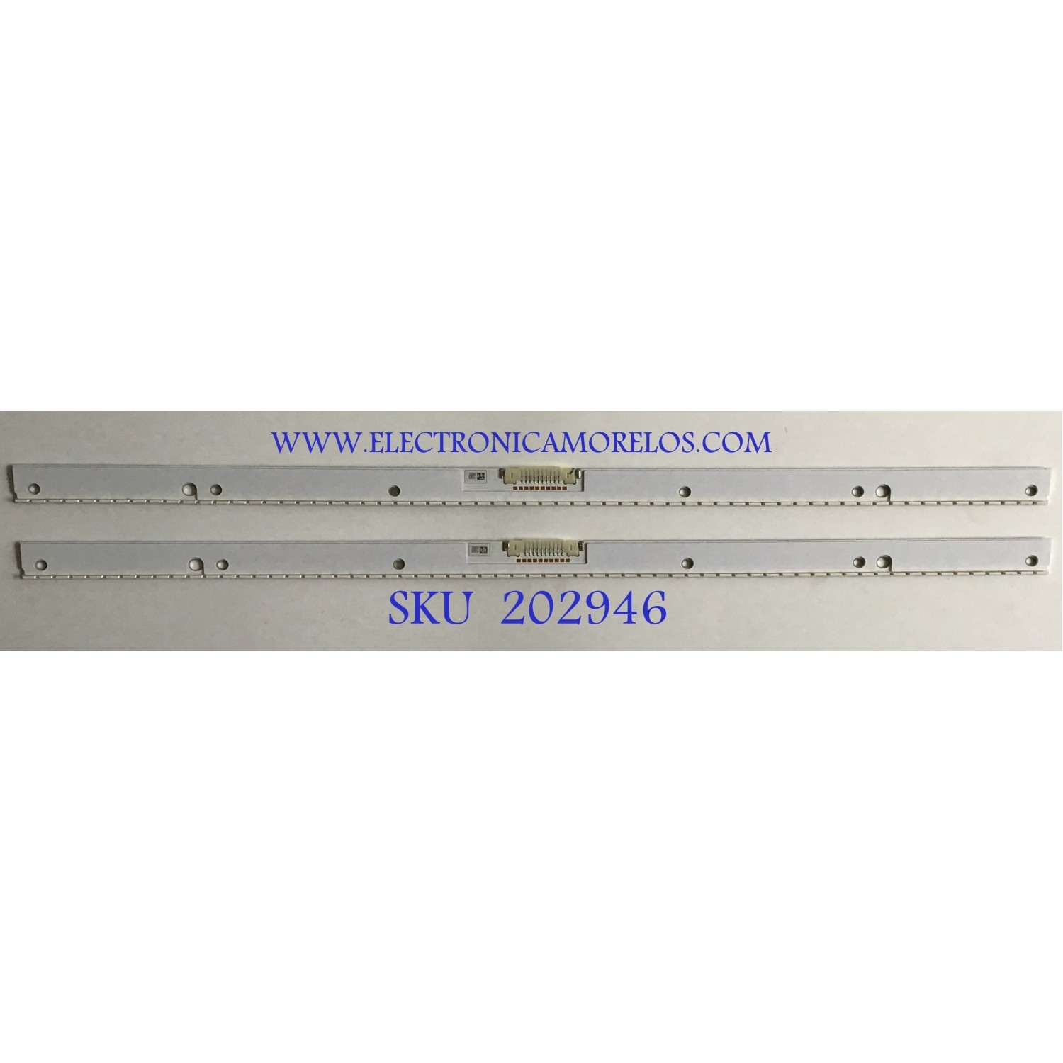 KIT DE LEDS PARA MONITOR SAMSUNG (2 PIEZAS) / BN96-47036A / E8R066 / 47036A / PANEL CY-PN430LNLV1F / MODELO LC43J890DKNXZA FB02