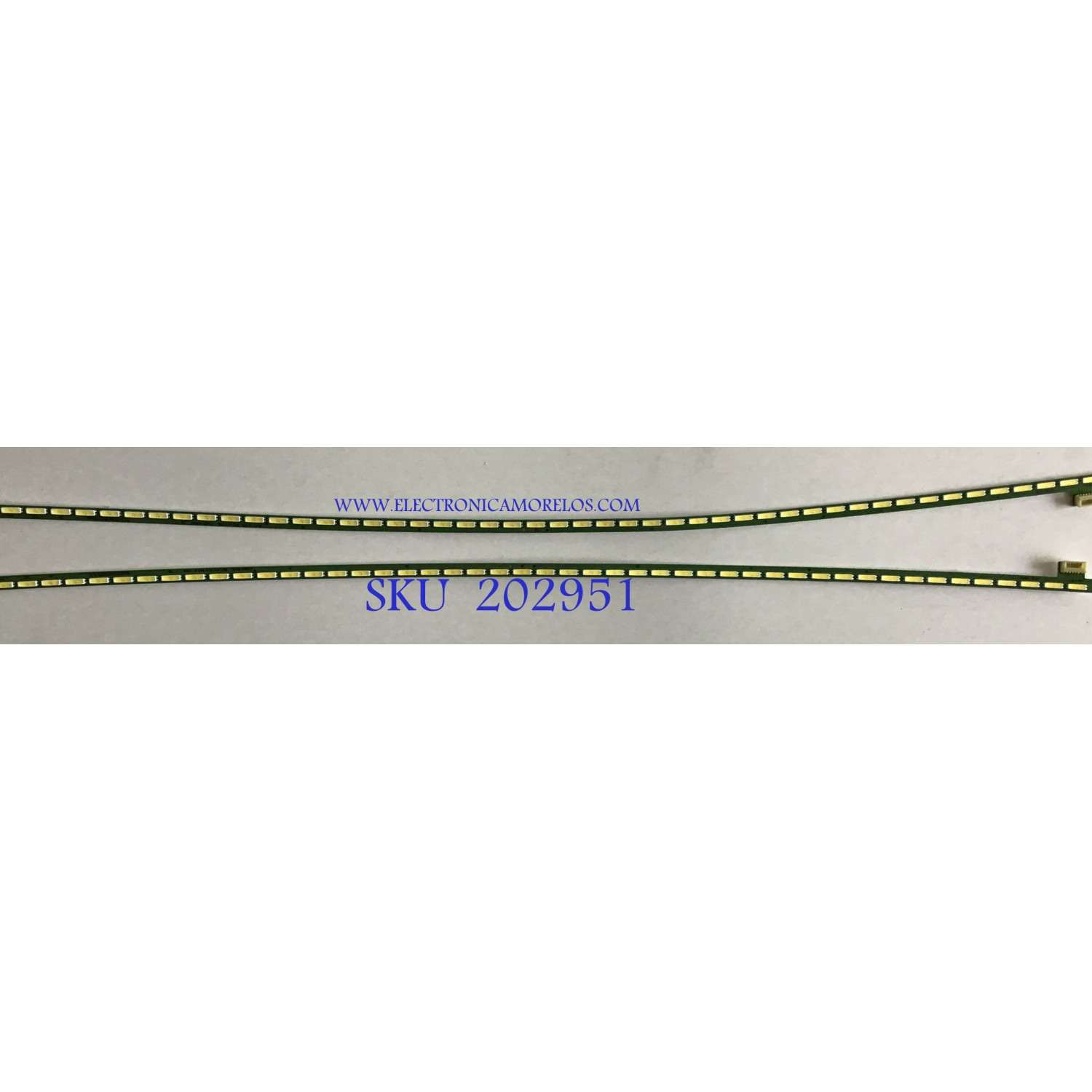 KIT DE LEDS PARA MONITOR LG (2 PIEZAS) / 4H2E22H8YH2D15J1 / 340MHJ REV0.1 / 6916L-2944A / 6916L-2943A / PANEL LM340WW2 (SS)(A1) / MODELO 34UC79G-B.AUSSMPN