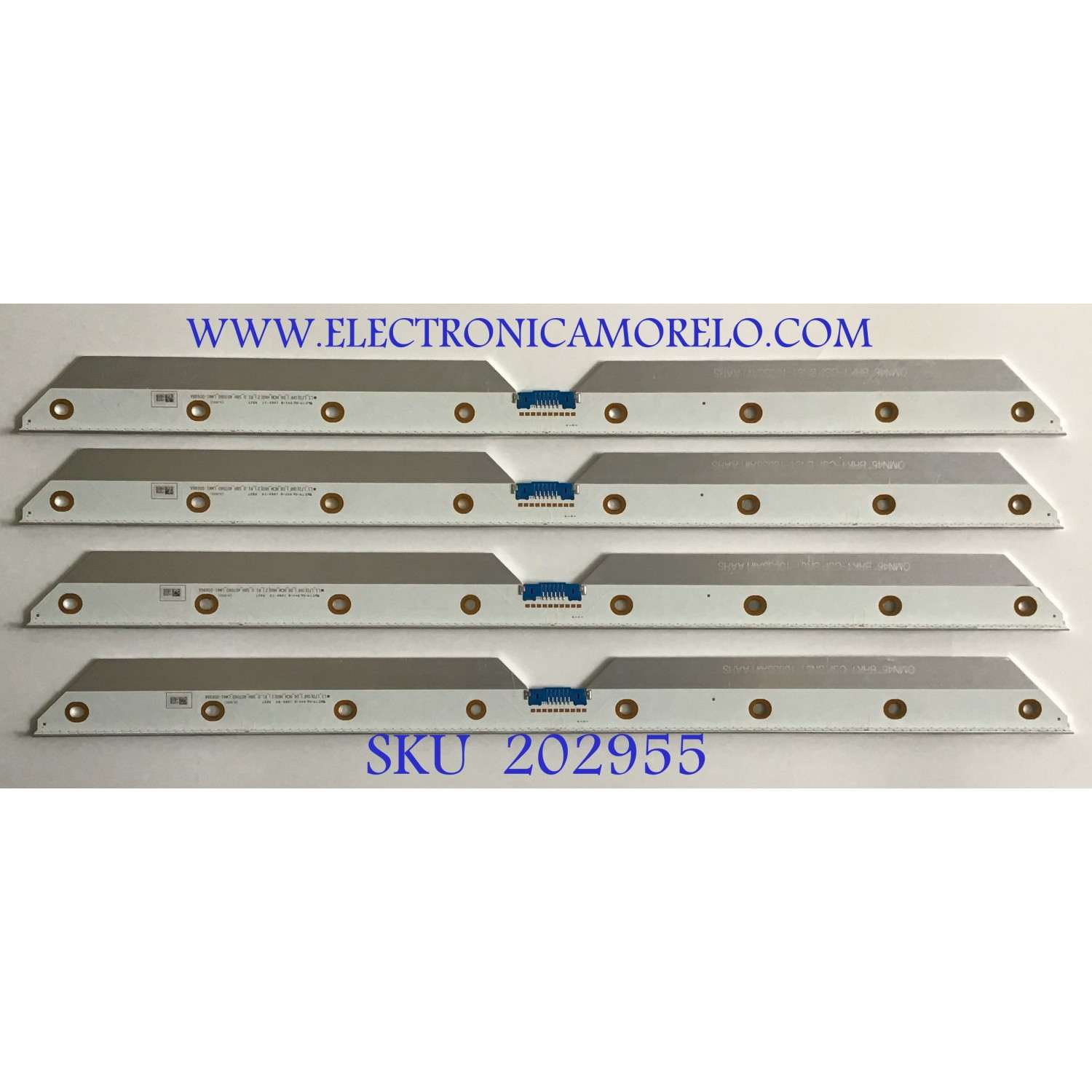 KIT DE LED'S PARA TV SAMSUNG (4 PIEZAS) / BN96-48050A / P4M158 / 48050A / PANEL CY-LN046CGLVZH / MODELO LH46OMNSLGB/ZA