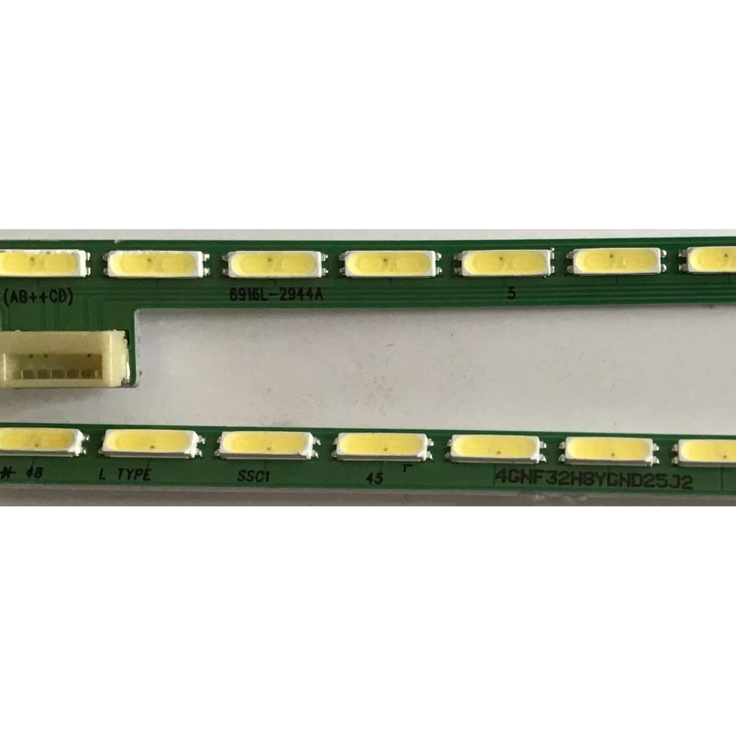 KIT DE LEDS PARA MONITOR LG (2 PIEZAS) / 4GNF32H8YGND25J2 / 340MHJ REV0.1 / 6916L-2943A / 6916L-2944A / PANEL LM340WW2(SS)(C1) / MODELO 34GL750-BB.AUSOMPW - Imagen 2